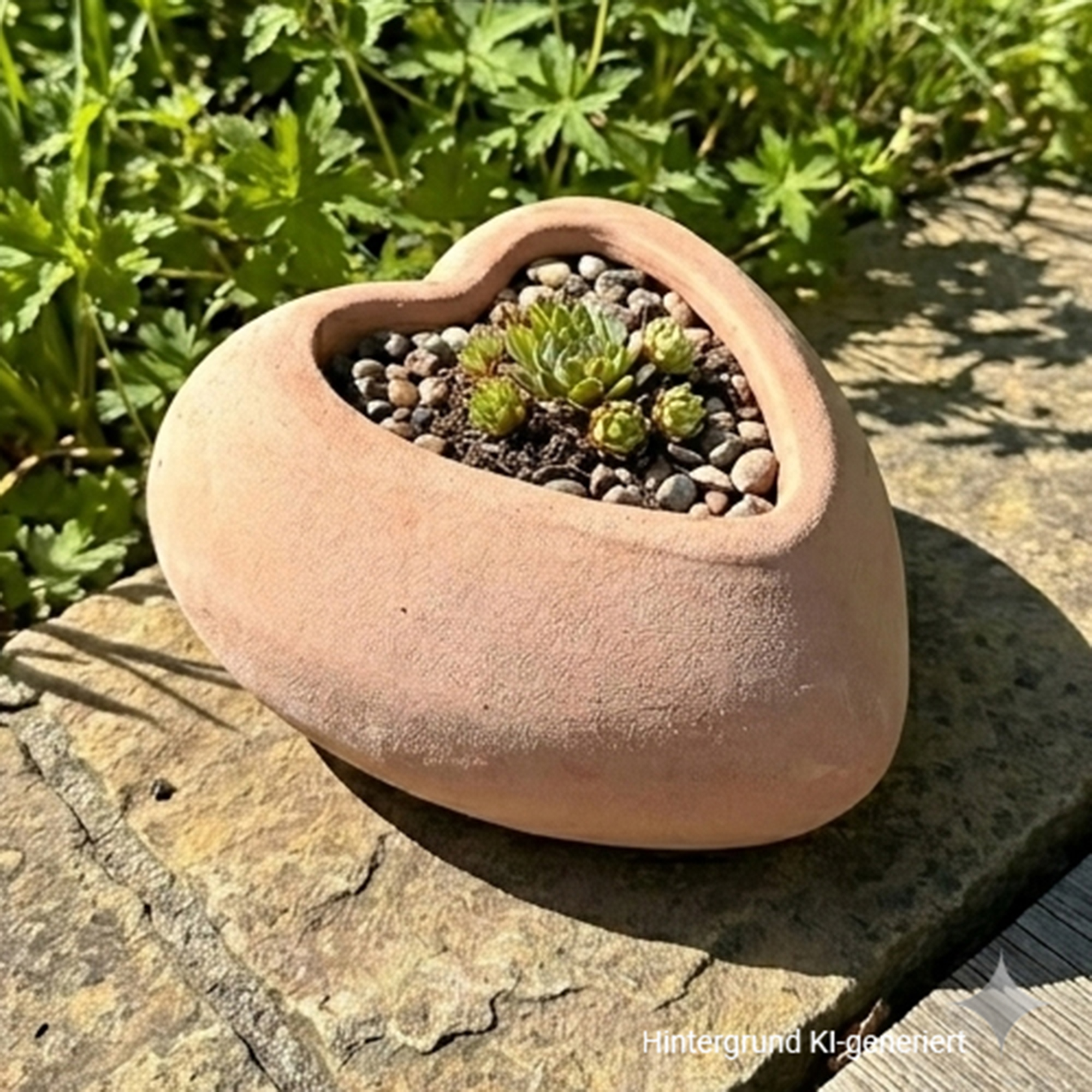 Acheter Jardinière coeur "Terra"  dans la boutique en ligne de Frank Flechtwaren