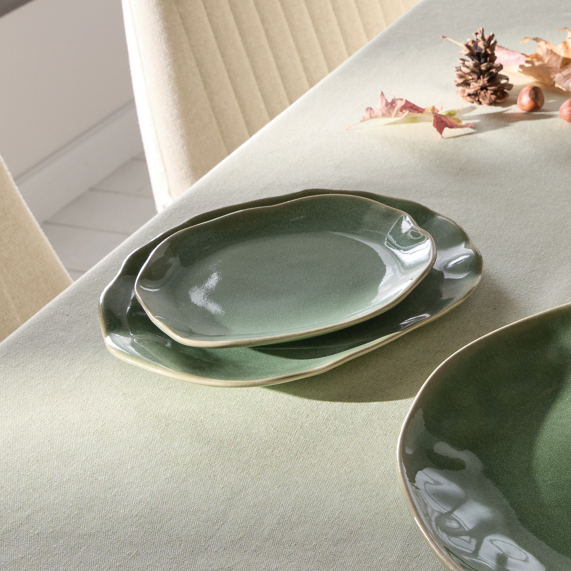Acheter Lot de 2 assiettes "organic"  dans la boutique en ligne de Frank Flechtwaren pour La petite table, couvre-toi !