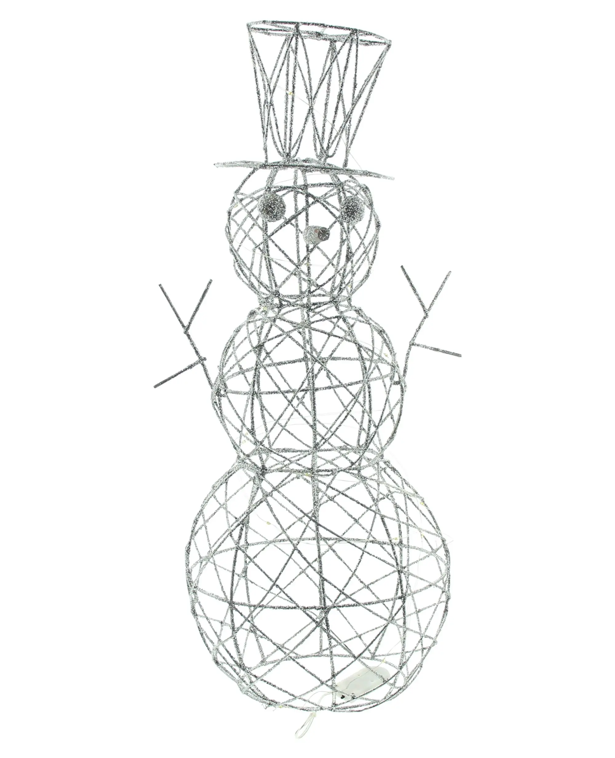 Acheter Bonhomme de neige LED "Silver"  dans la boutique en ligne de Frank Flechtwaren pour Figurines