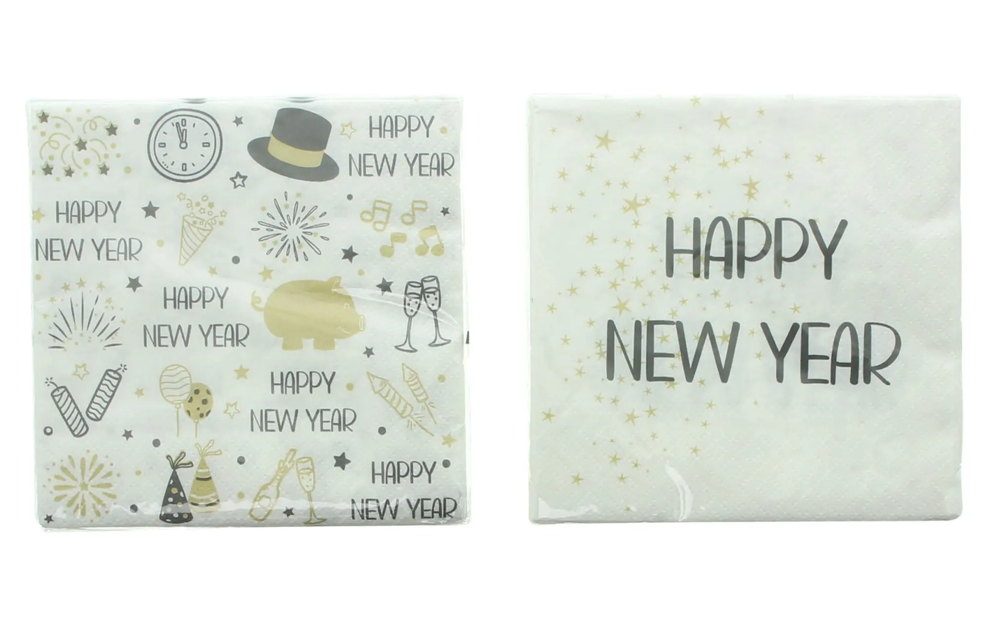 Acheter Lot de 40 serviettes "Nouvel An"   dans la boutique en ligne de Frank Flechtwaren pour Cuisine