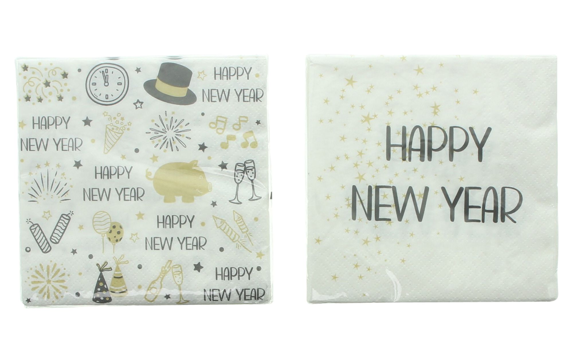 Acheter Lot de 40 serviettes "Nouvel An"   dans la boutique en ligne de Frank Flechtwaren pour Cuisine