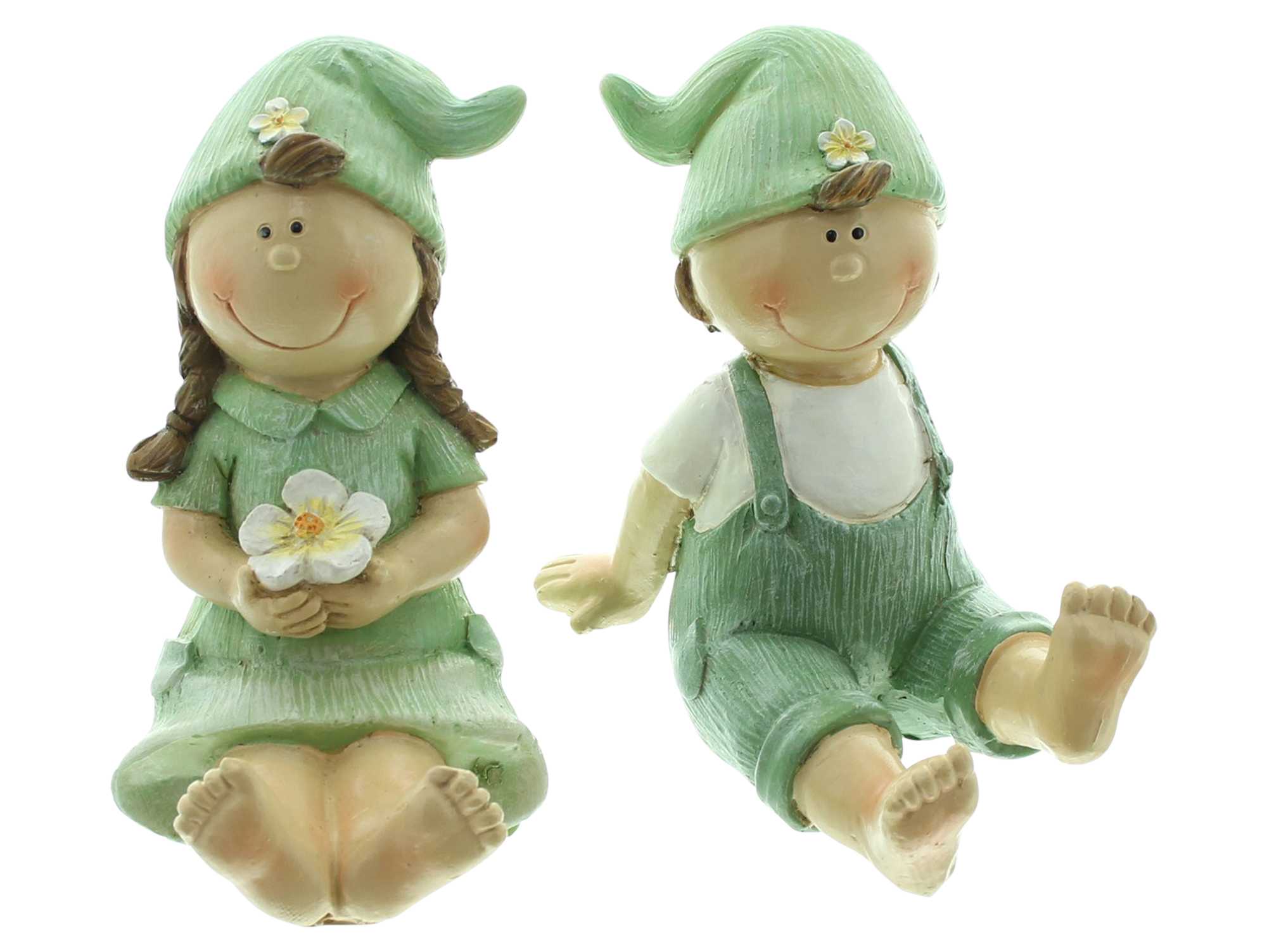 Acheter Lot de 2 figurines "fille &amp; garçon"  dans la boutique en ligne de Frank Flechtwaren pour Pâques