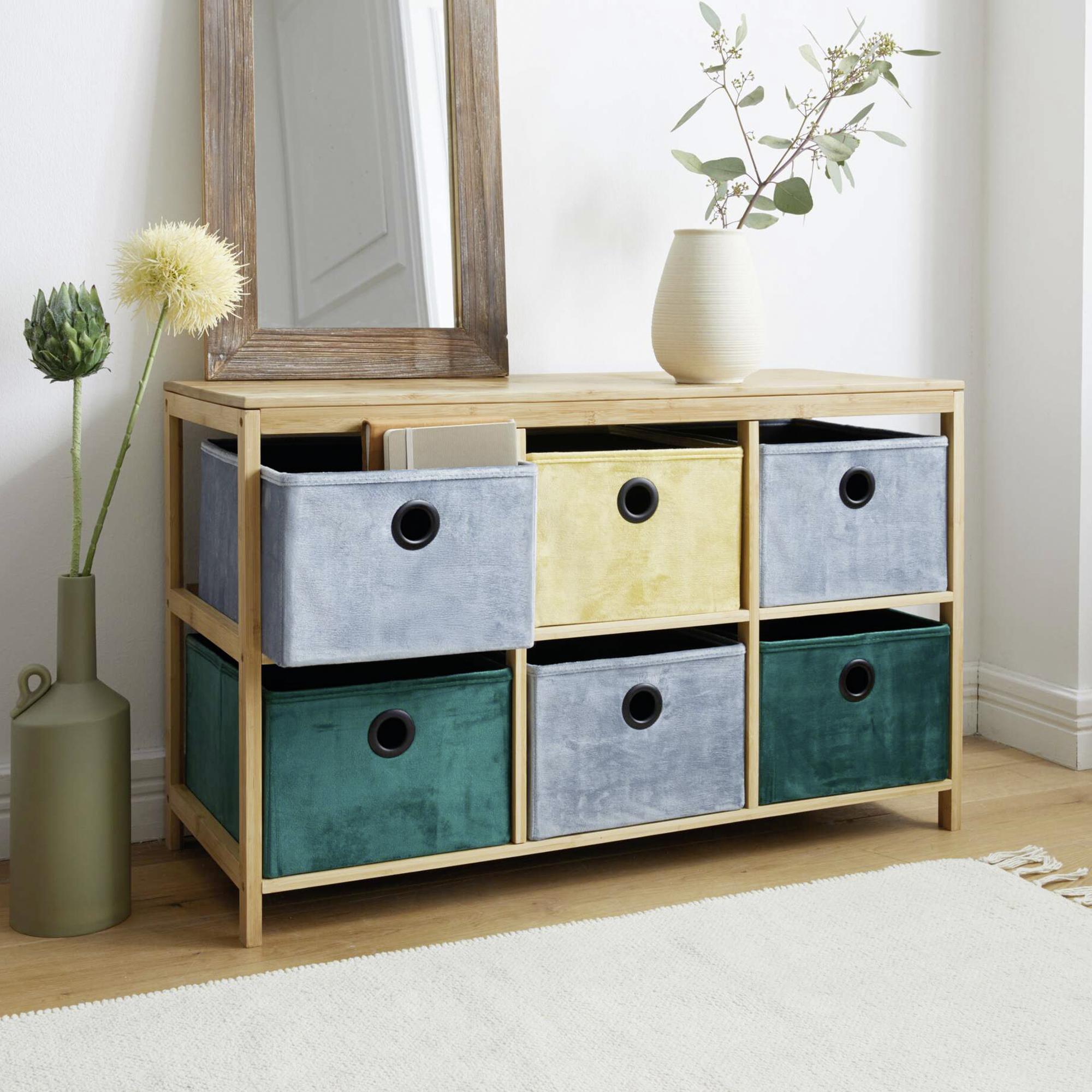 Acheter Étagère en bambou "multicol en bambou "multicolor"  dans la boutique en ligne de Frank Flechtwaren