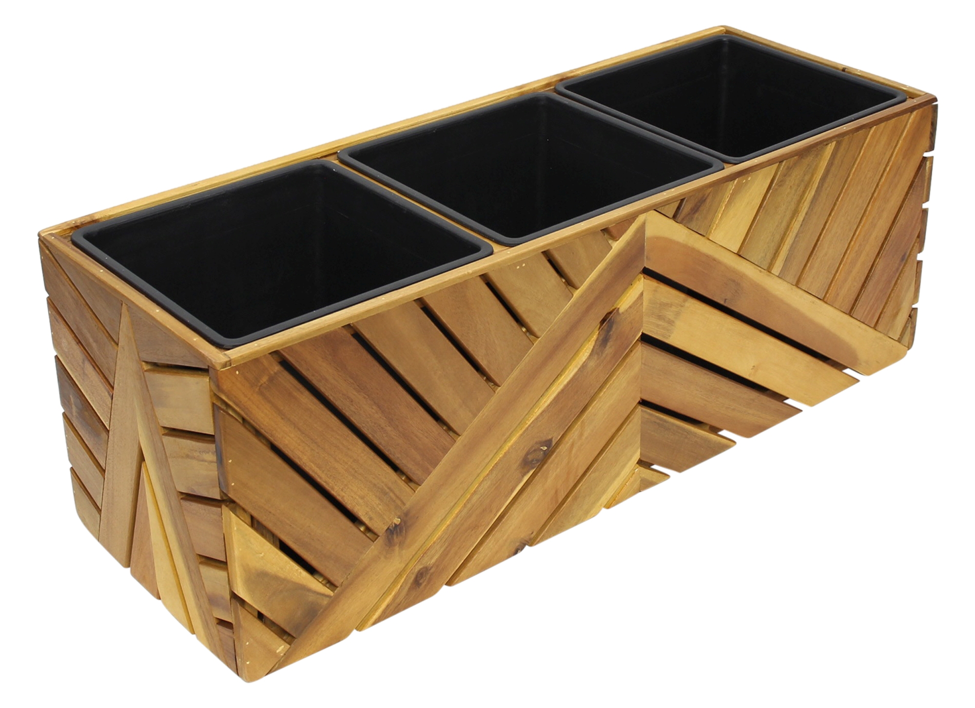 Acheter Jardinière "Recycling Wood"  dans la boutique en ligne de Frank Flechtwaren pour Nouvel arrivage