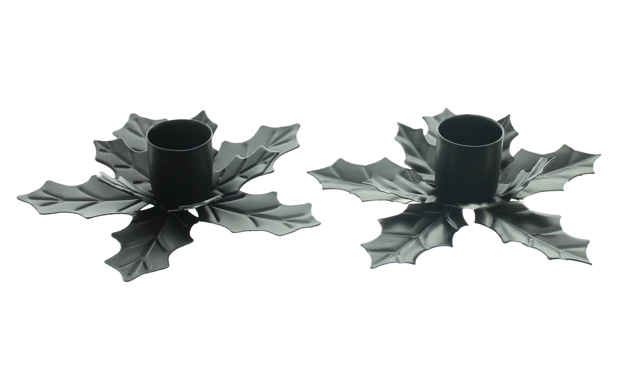 Acheter Lot de 2 bougeoirs bougie-tige "ilex"  dans la boutique en ligne de Frank Flechtwaren pour Automne