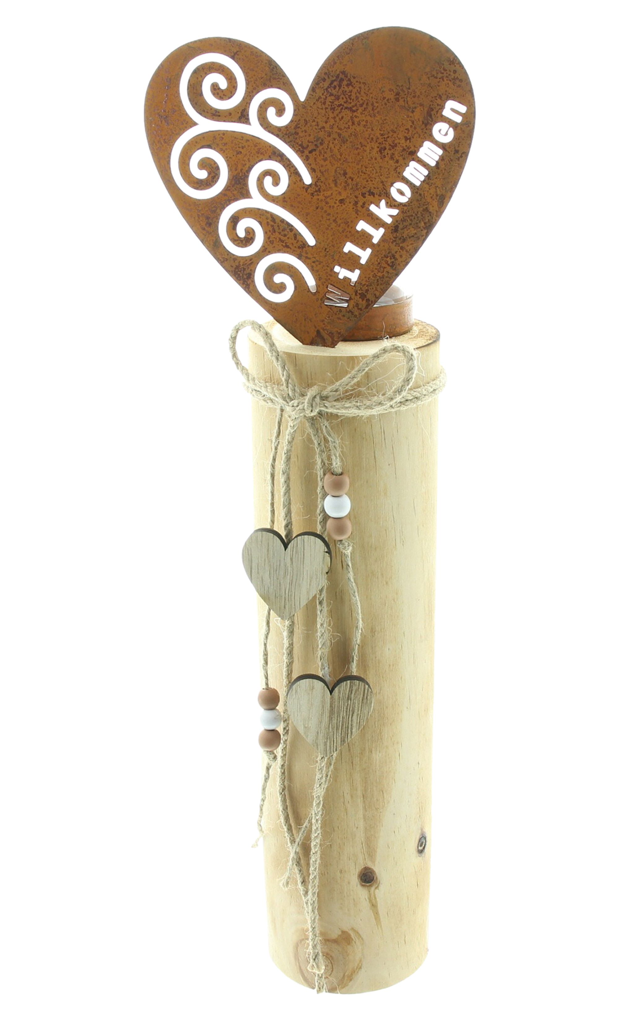 Acheter Colonne lumignon "coeur"  dans la boutique en ligne de Frank Flechtwaren pour Pâques