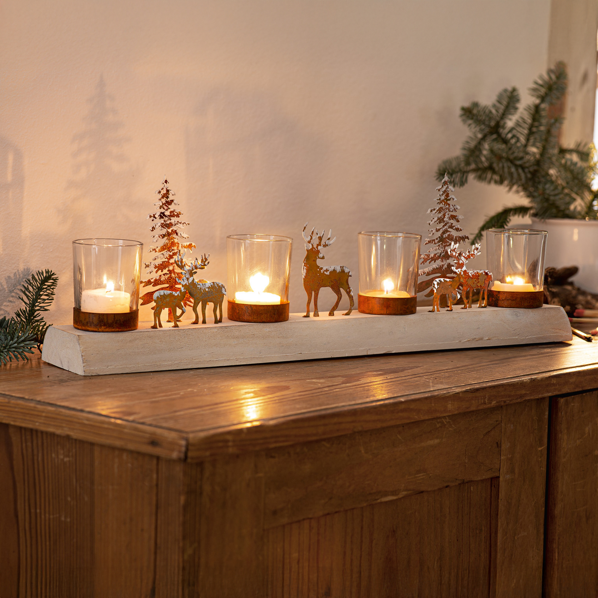 Acheter Plateau "paysage d'hiver"  dans la boutique en ligne de Frank Flechtwaren