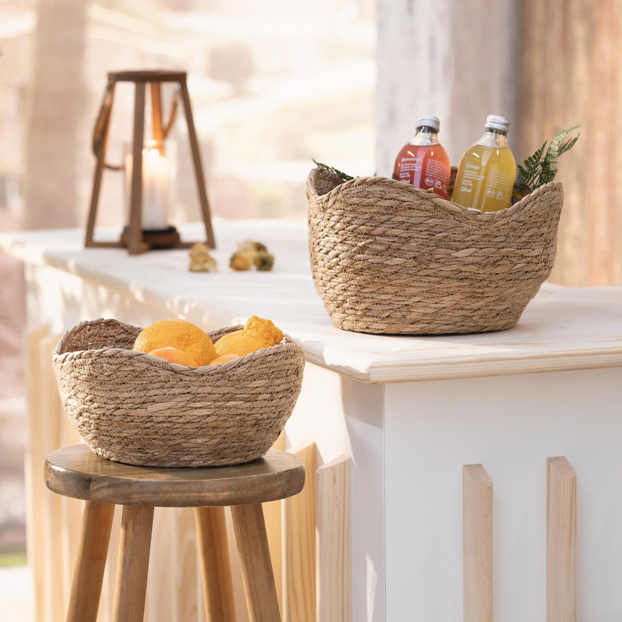 Acheter Lot de 2 paniers universel "Waves"  dans la boutique en ligne de Frank Flechtwaren