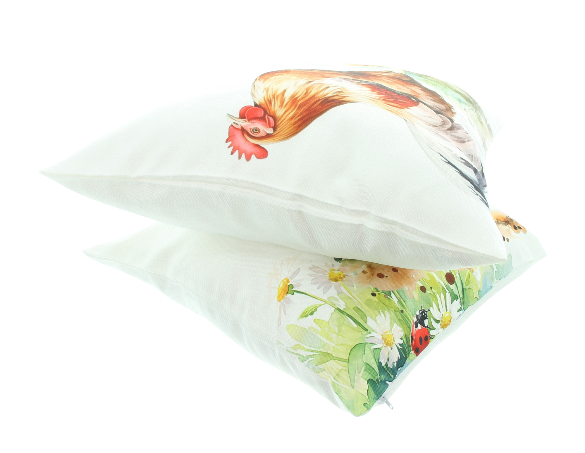 Acheter Lot de 2 housses de coussin "charme champêtre"  dans la boutique en ligne de Frank Flechtwaren pour Charme champêtre