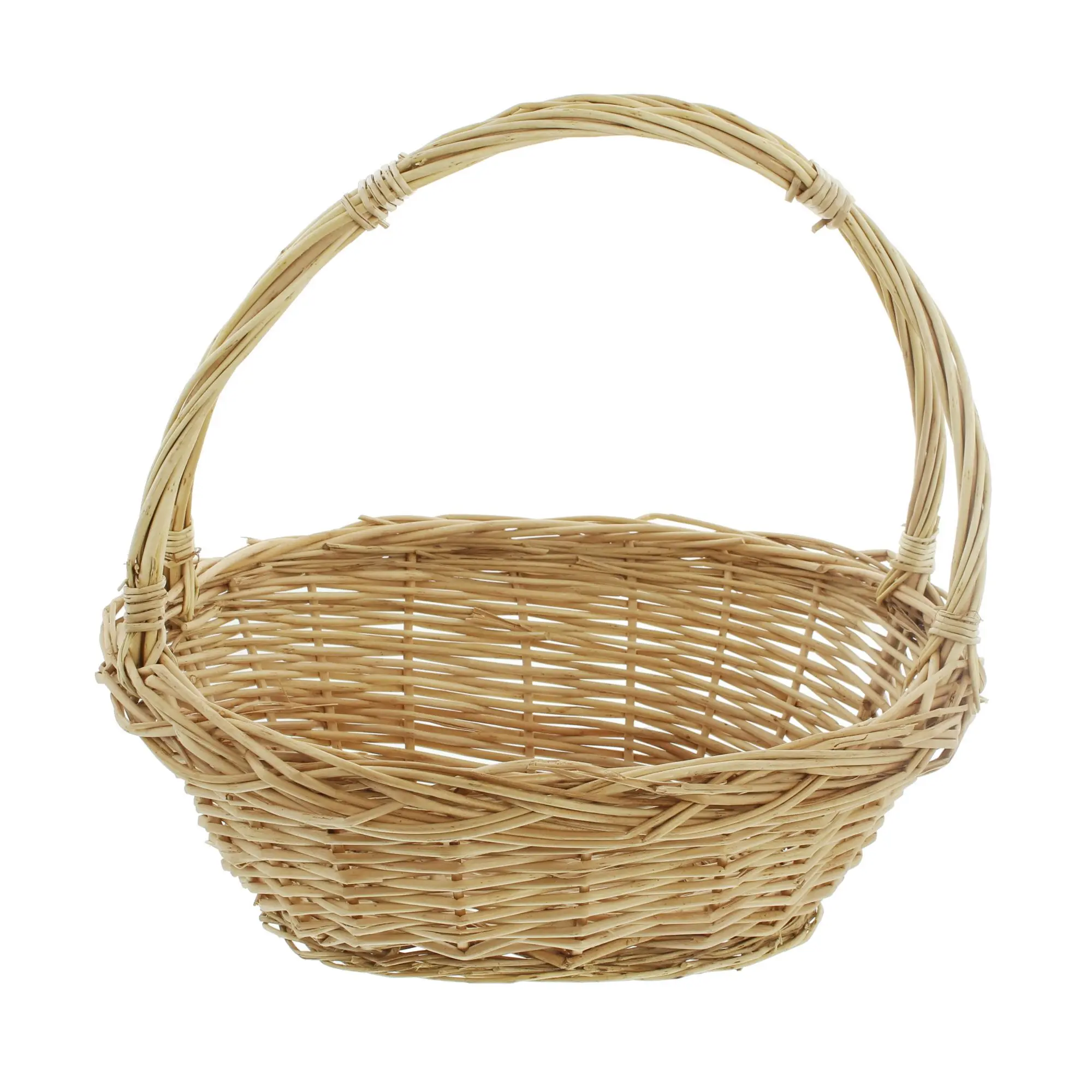 Acheter Panier à anse "bord tressé", PM  dans la boutique en ligne de Frank Flechtwaren pour Paniers cadeaux