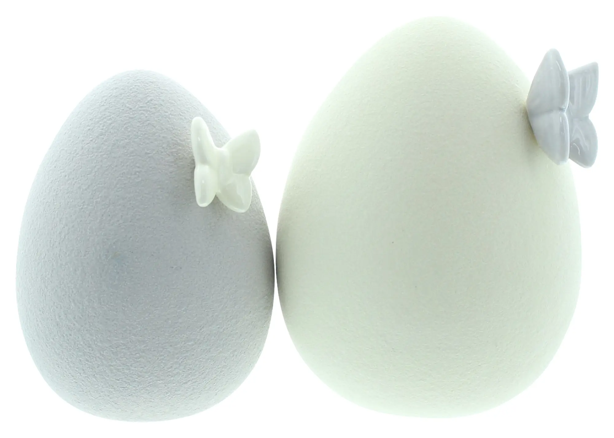 Acheter Lot de 2 décoration de pâques "œuf et papillon"  dans la boutique en ligne de Frank Flechtwaren pour Oeufs Pâques