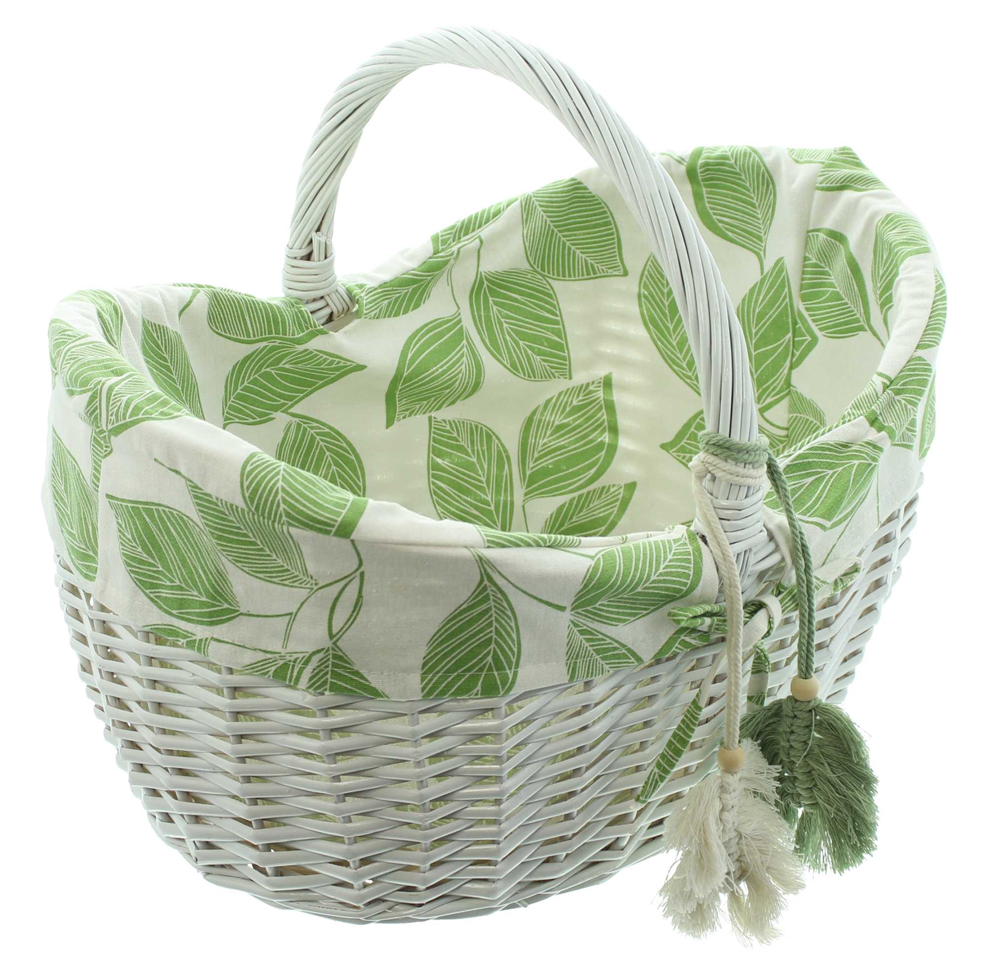 Acheter Panier à courses "feuilles"  dans la boutique en ligne de Frank Flechtwaren pour Cuisine