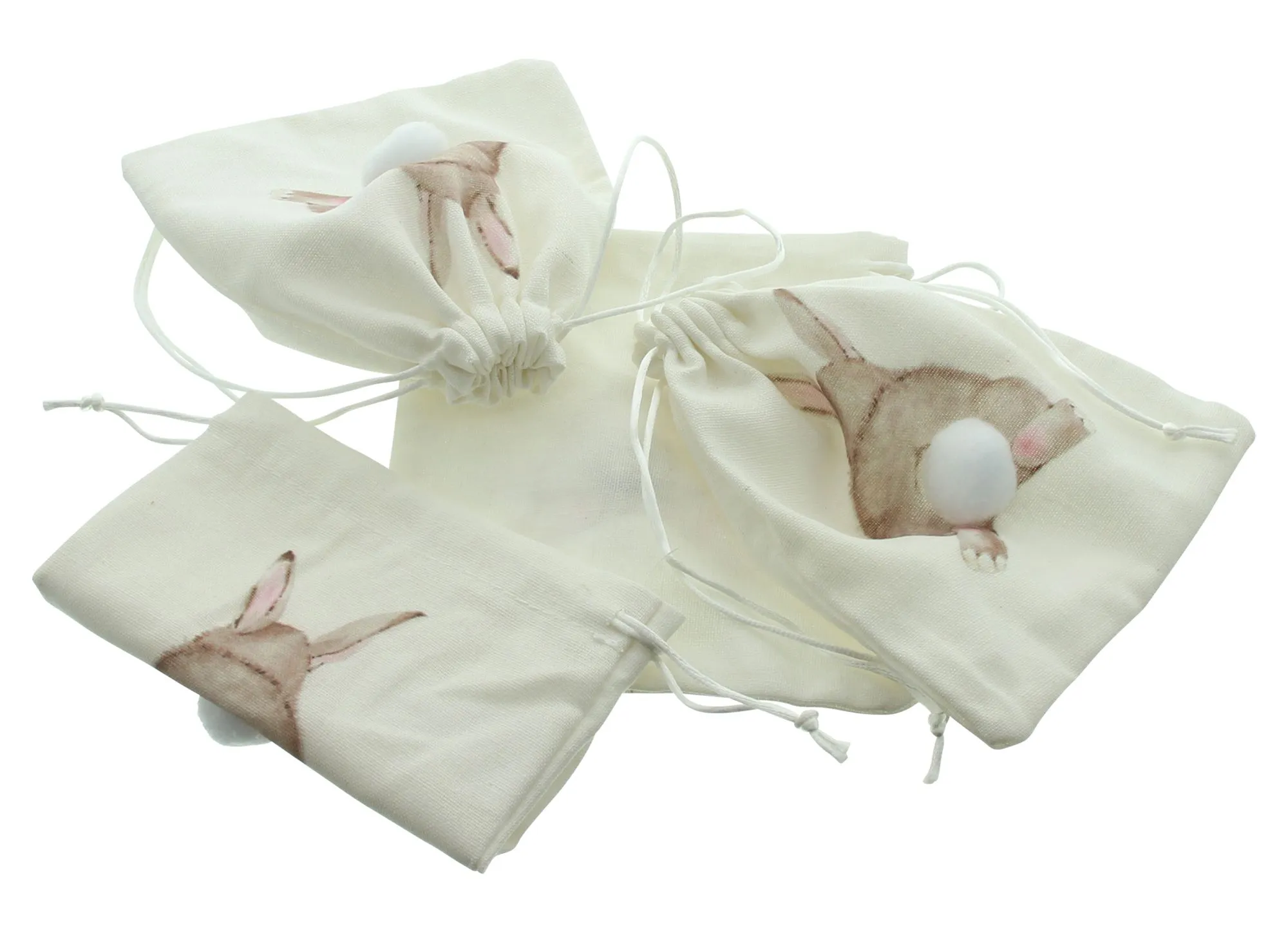 Acheter Lot de 4 pochettes cadeaux "lapin"  dans la boutique en ligne de Frank Flechtwaren pour Paniers &amp; nids de Pâques