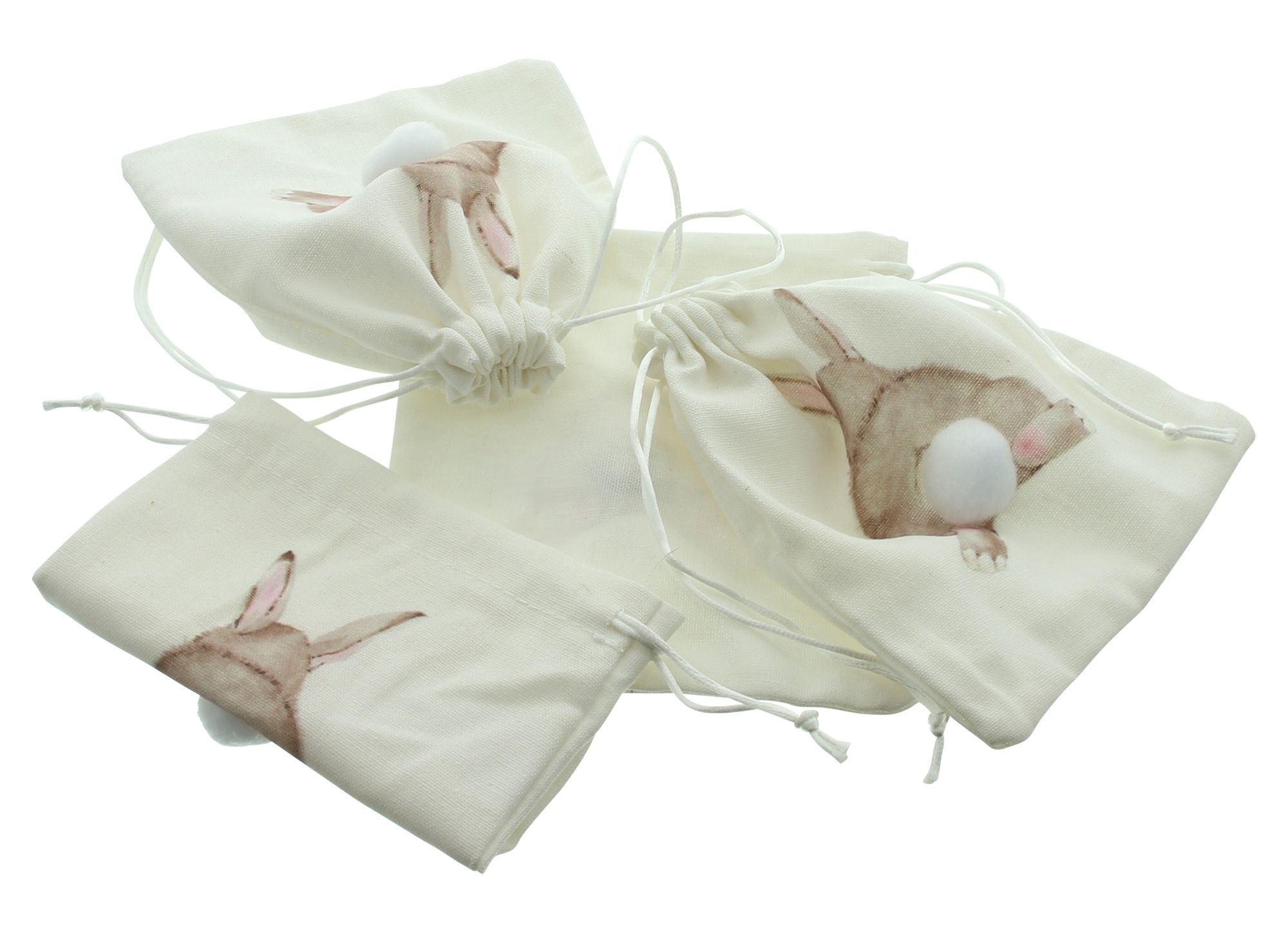 Acheter Lot de 4 pochettes cadeaux "lapin"  dans la boutique en ligne de Frank Flechtwaren pour Paniers &amp; nids de Pâques