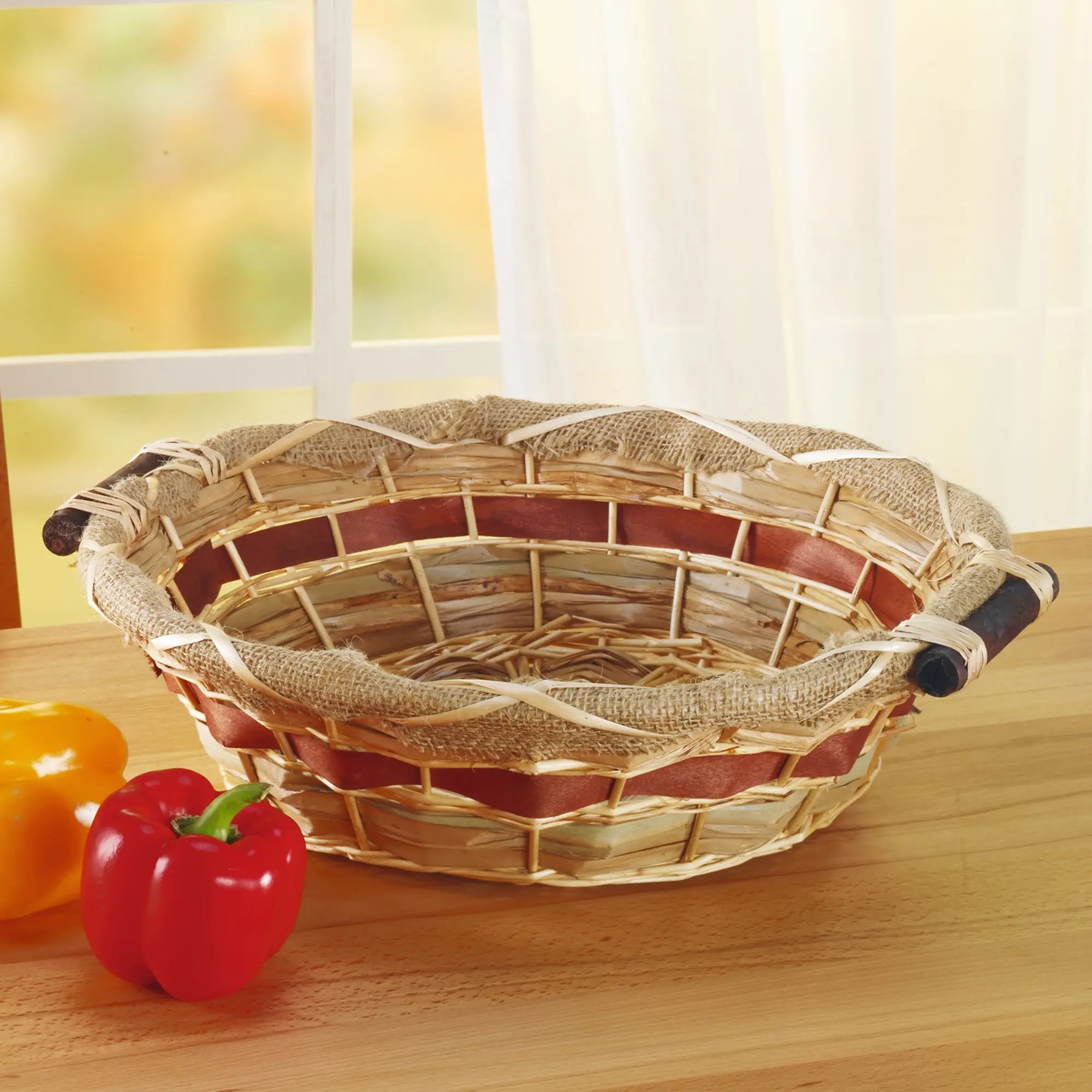 Acheter Coupe déco "bord en jute"  dans la boutique en ligne de Frank Flechtwaren pour Coupes