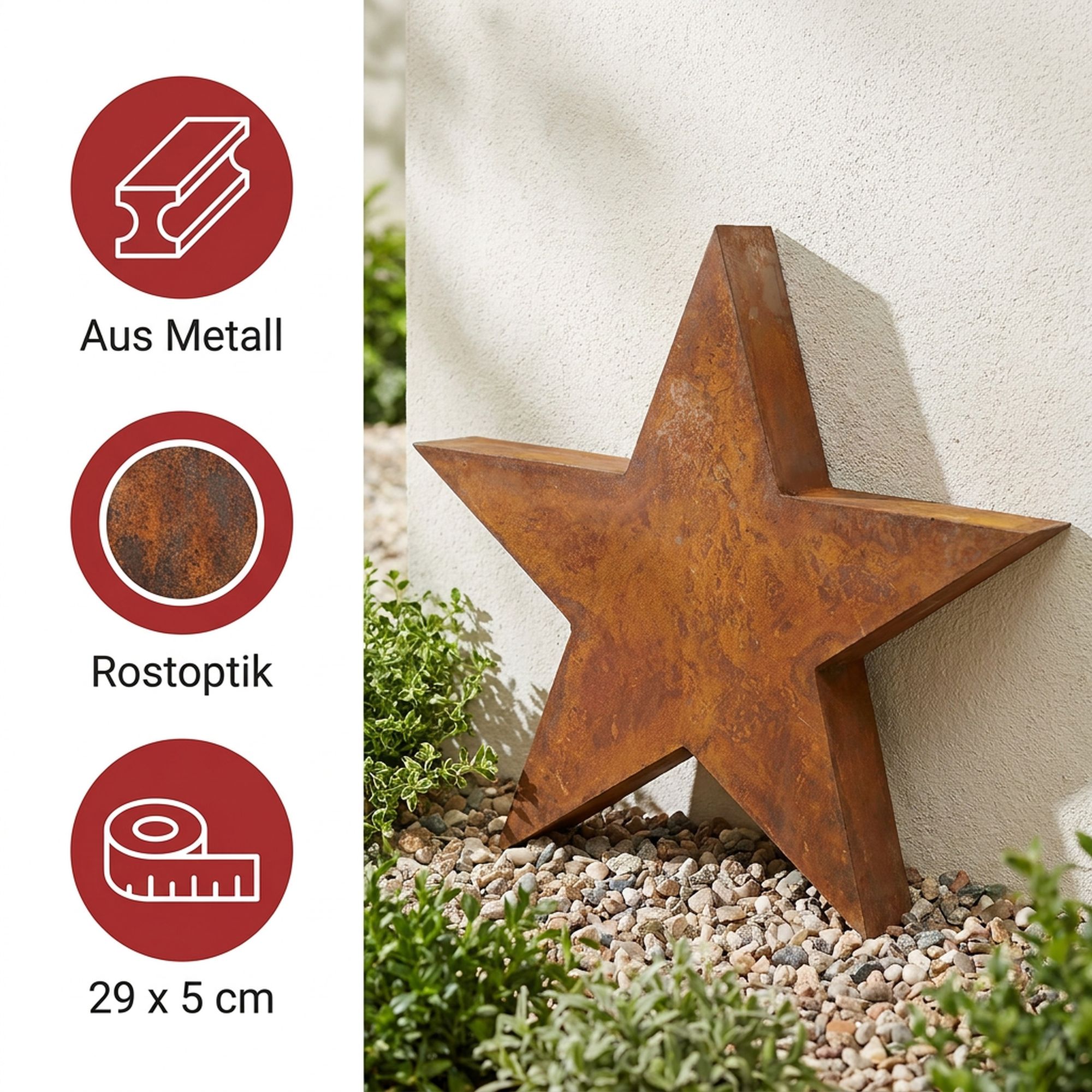 Acheter Étoile "rouille"  dans la boutique en ligne de Frank Flechtwaren pour Étoiles