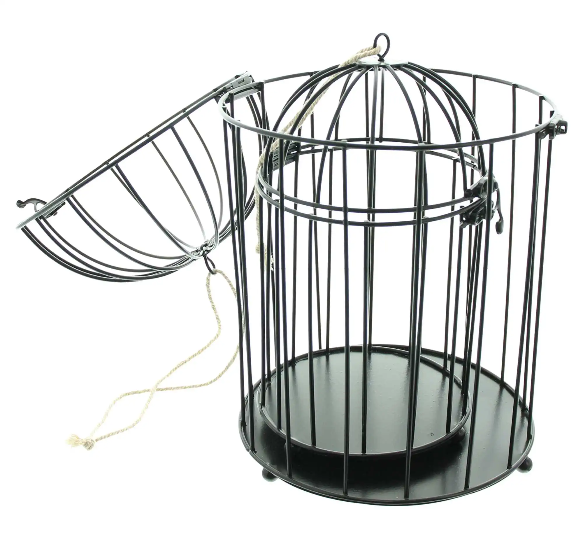 Acheter Lot de 2 cages décoratives "Gabbia"  dans la boutique en ligne de Frank Flechtwaren pour Suspensions décoratives