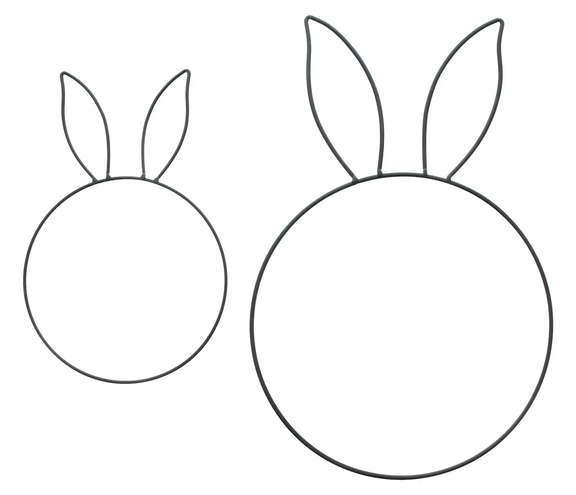 Acheter Lot de 2 anneaux décoratifs "lapin"  dans la boutique en ligne de Frank Flechtwaren pour Pâques