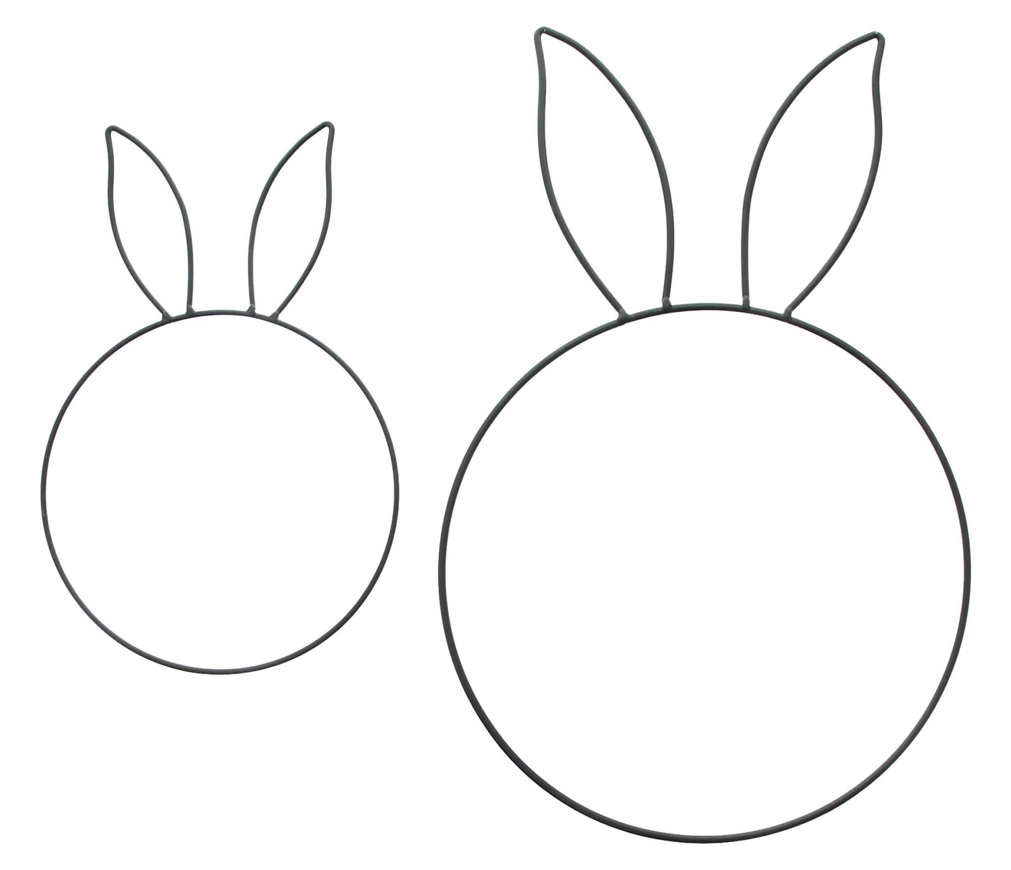 Acheter Lot de 2 anneaux décoratifs "lapin"  dans la boutique en ligne de Frank Flechtwaren pour Pâques