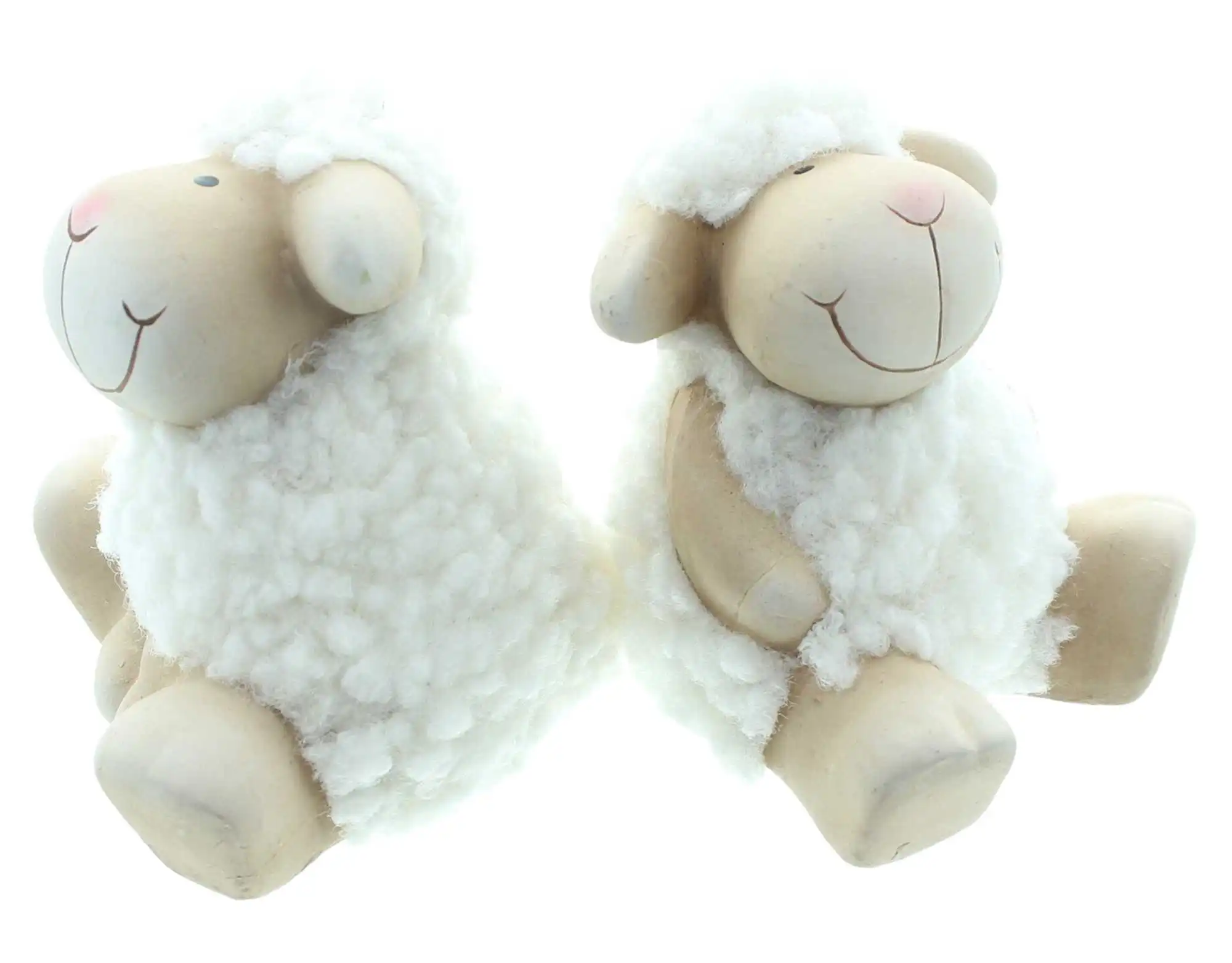 Acheter Lot de 2 figurines "mouton"  dans la boutique en ligne de Frank Flechtwaren pour Pâques