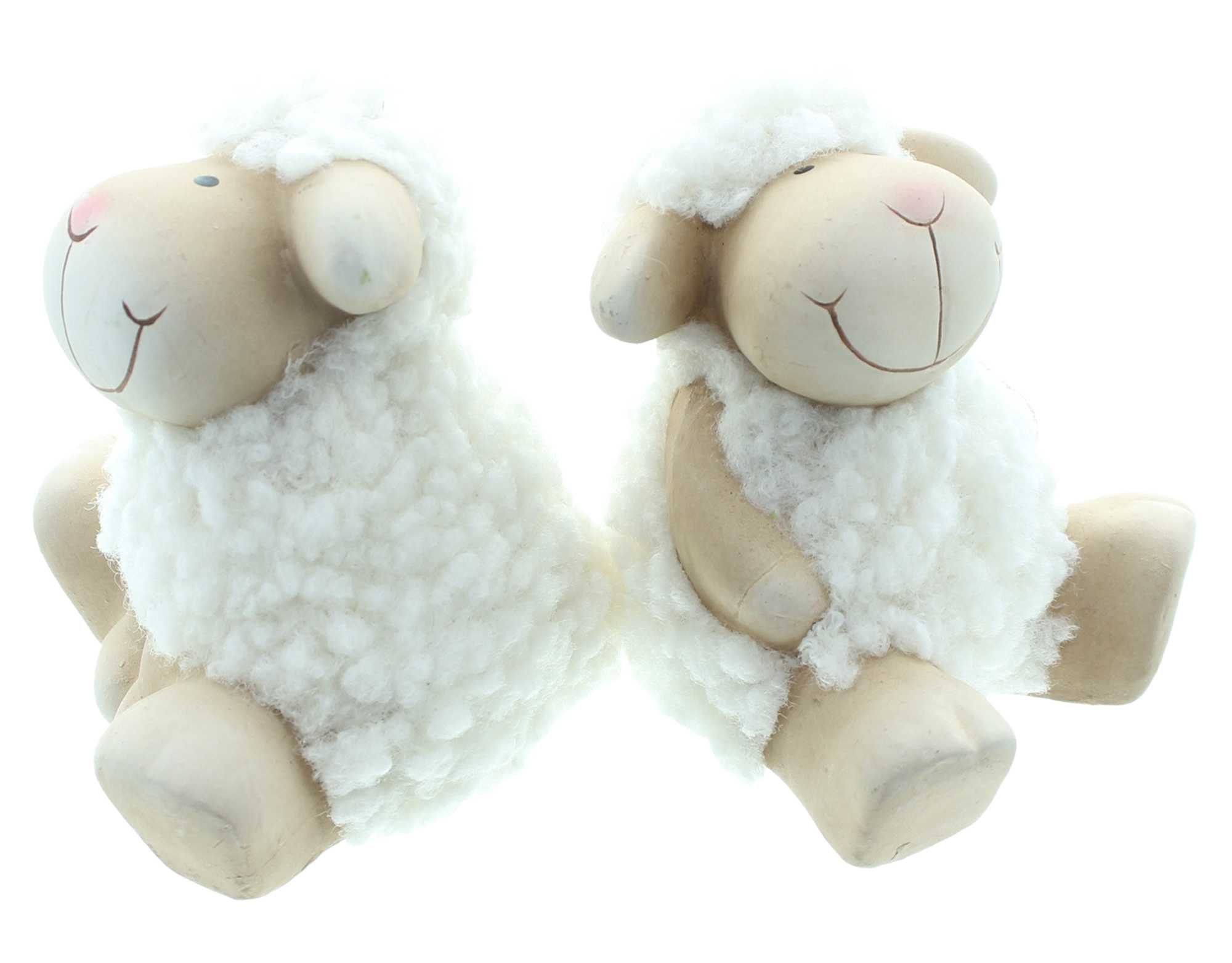 Acheter Lot de 2 figurines "mouton"  dans la boutique en ligne de Frank Flechtwaren pour Pâques