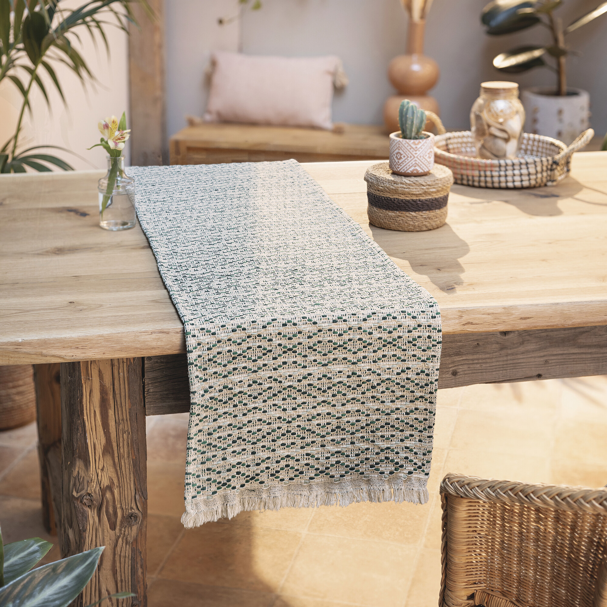 Acheter Chemin de table "maison"  dans la boutique en ligne de Frank Flechtwaren