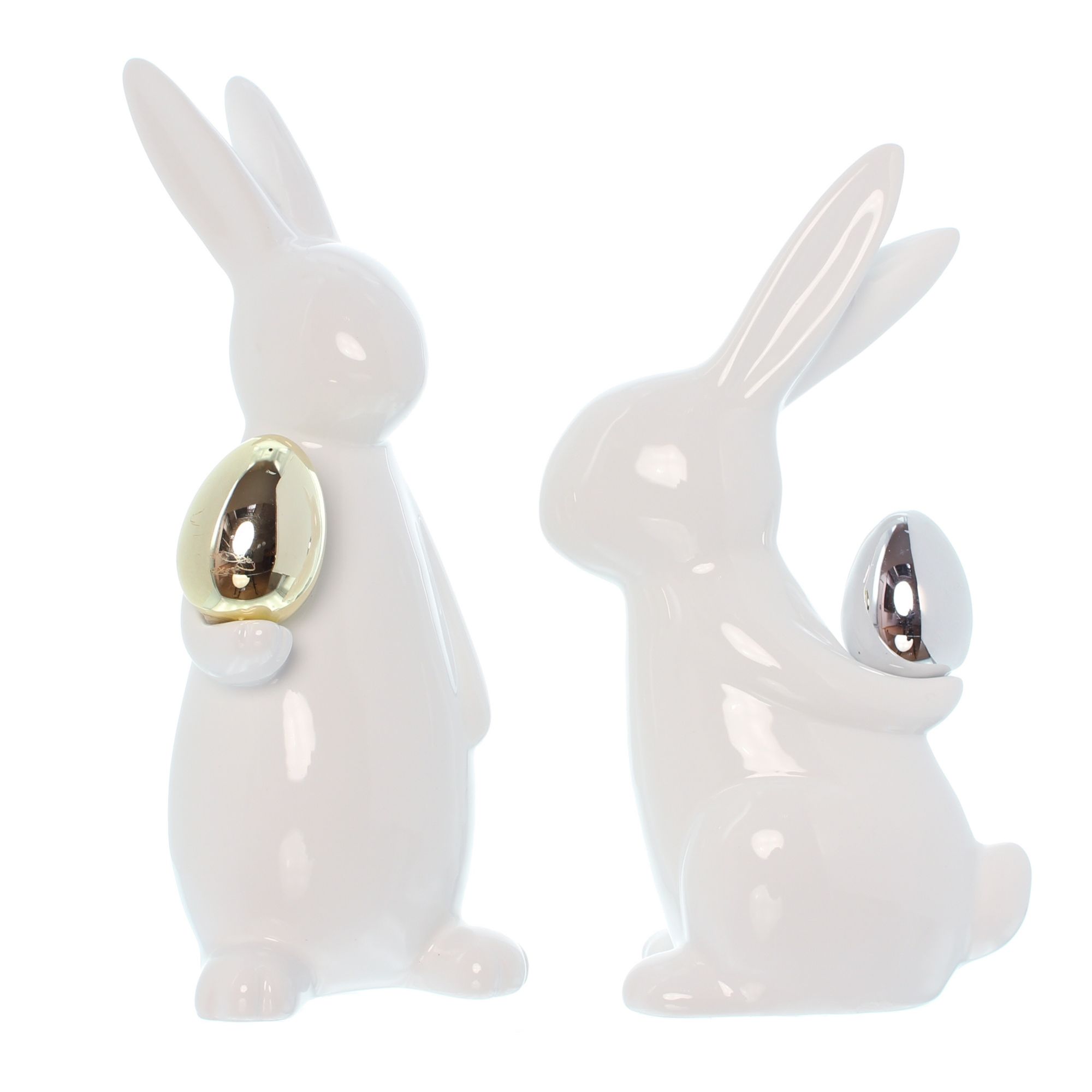 Acheter Lot de 2 lapins "classique"  dans la boutique en ligne de Frank Flechtwaren pour Pâques