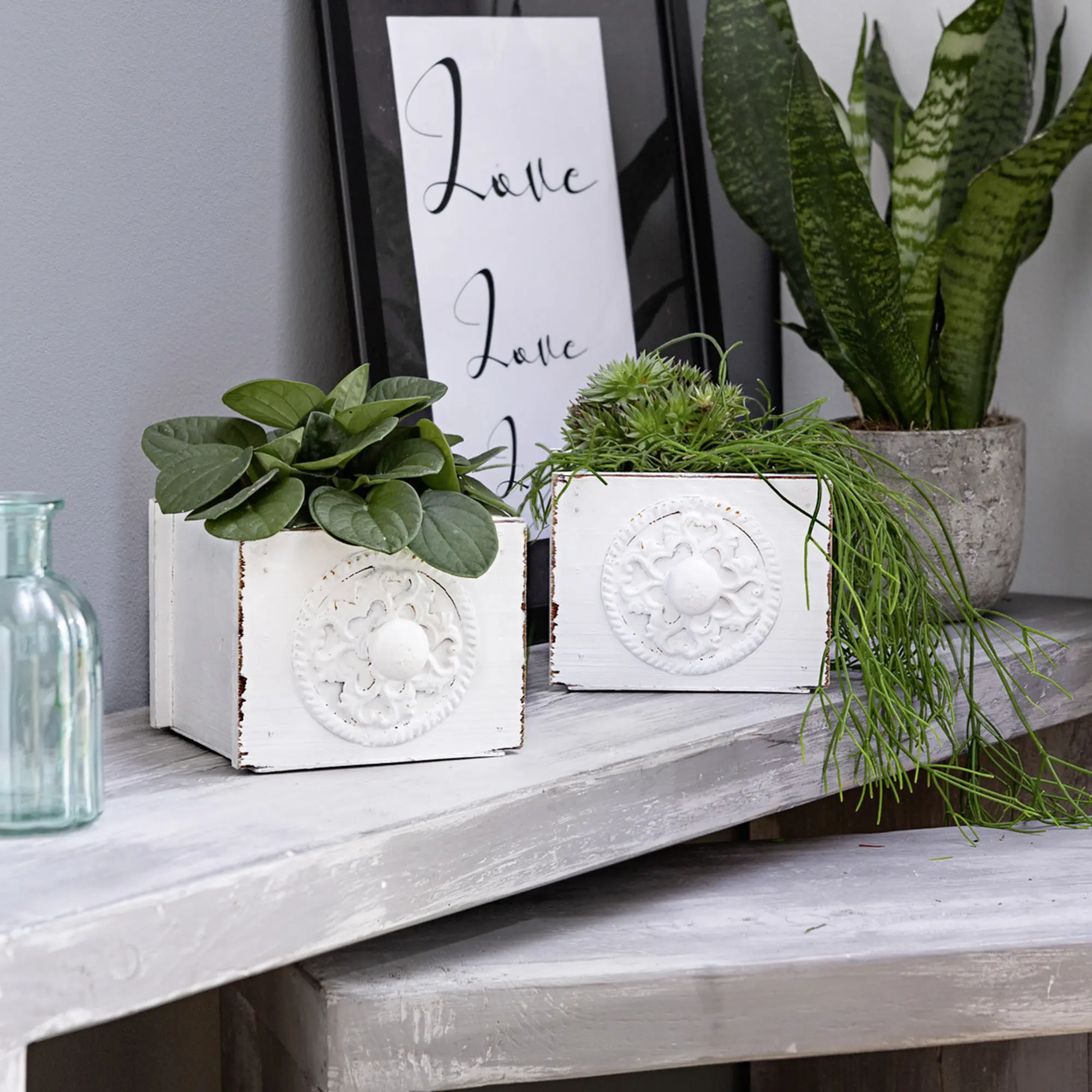 Acheter Lot de 2 jardinières "tiroir"  dans la boutique en ligne de Frank Flechtwaren