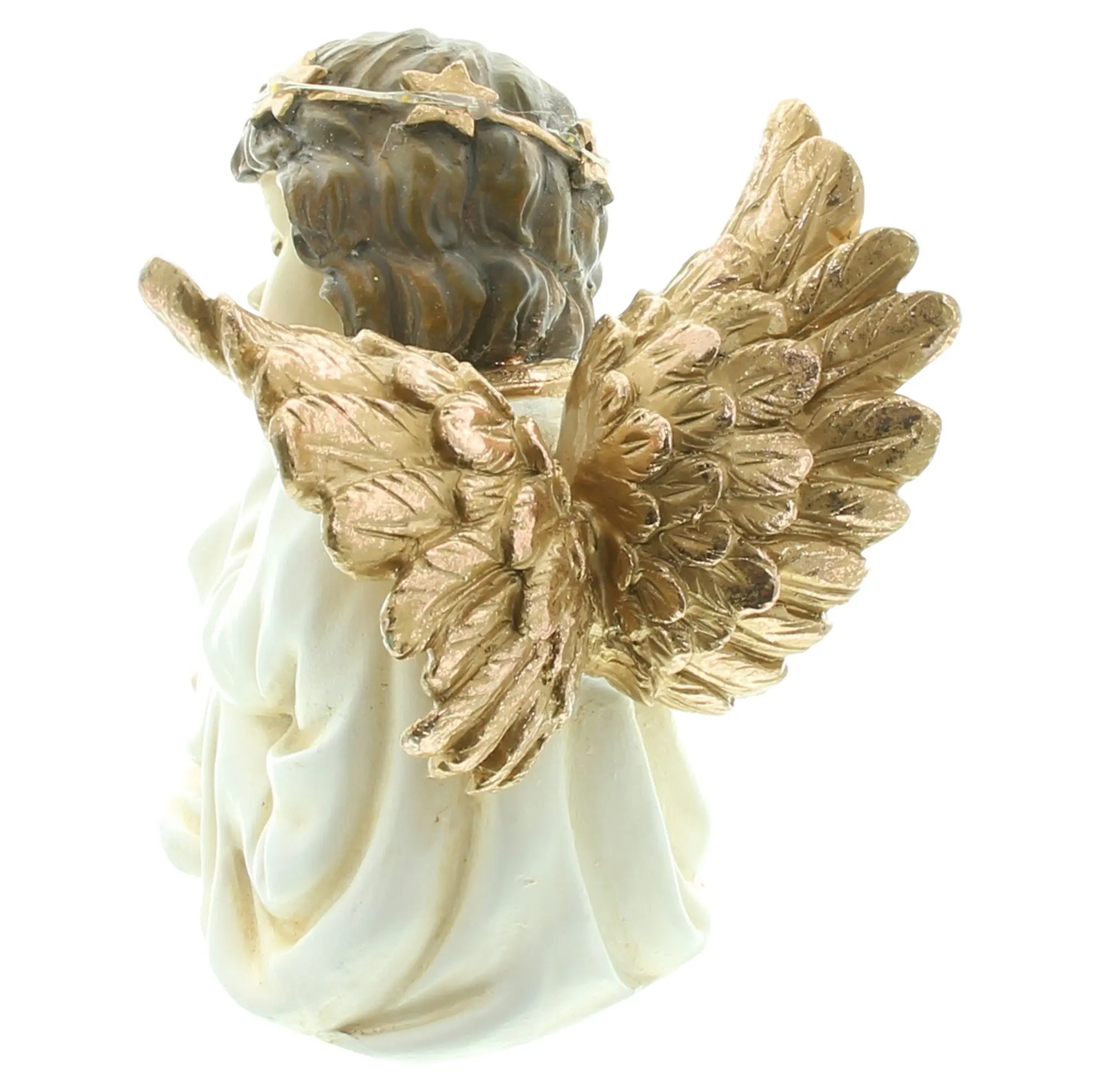 Acheter Ange LED "couronne de lumières", assis  dans la boutique en ligne de Frank Flechtwaren pour Figurines décoratives