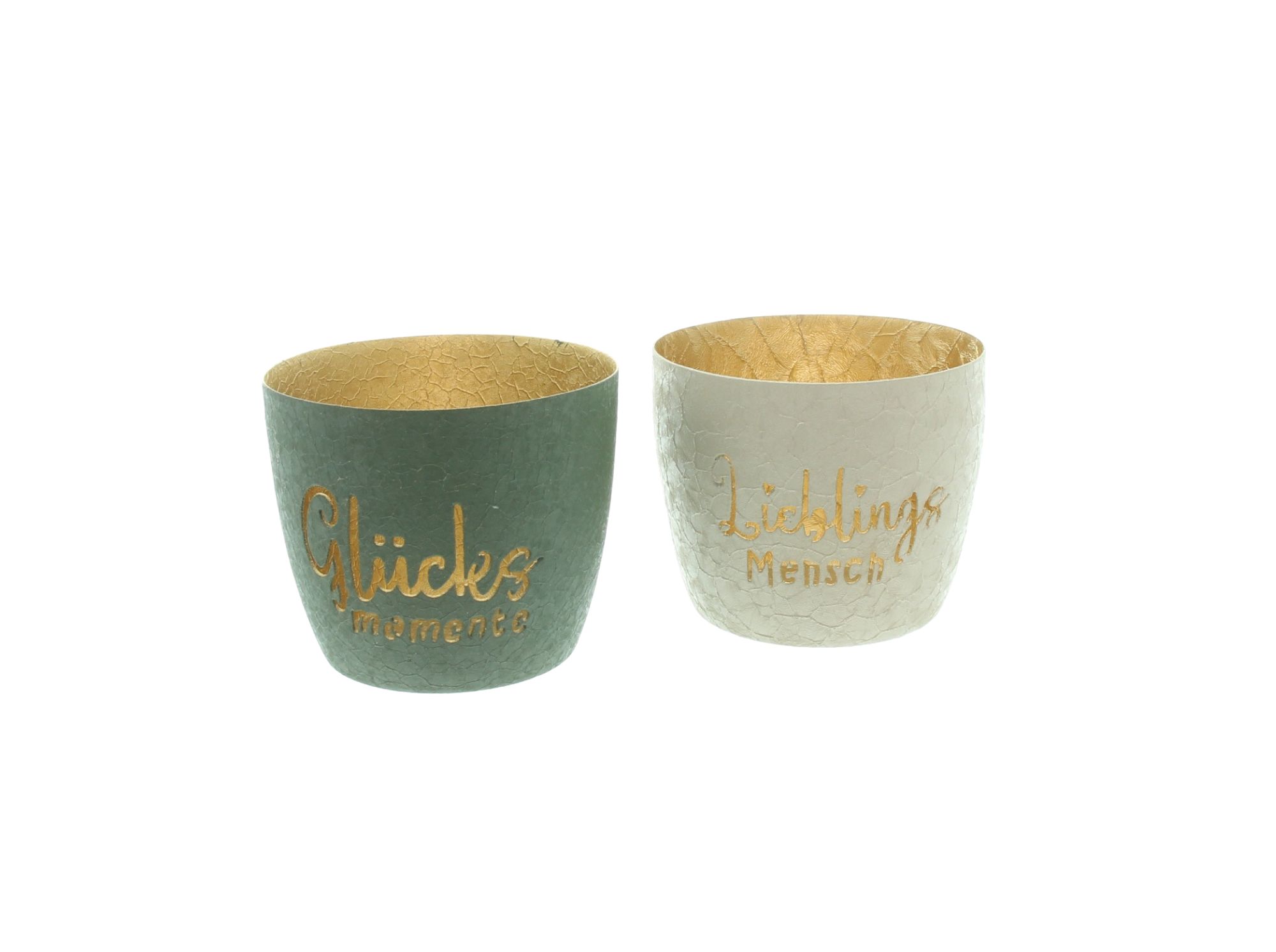 Acheter Porte-bougies « Herzerwärmend », lot de 2 dans la boutique en ligne de Frank Flechtwaren pour Lumignons