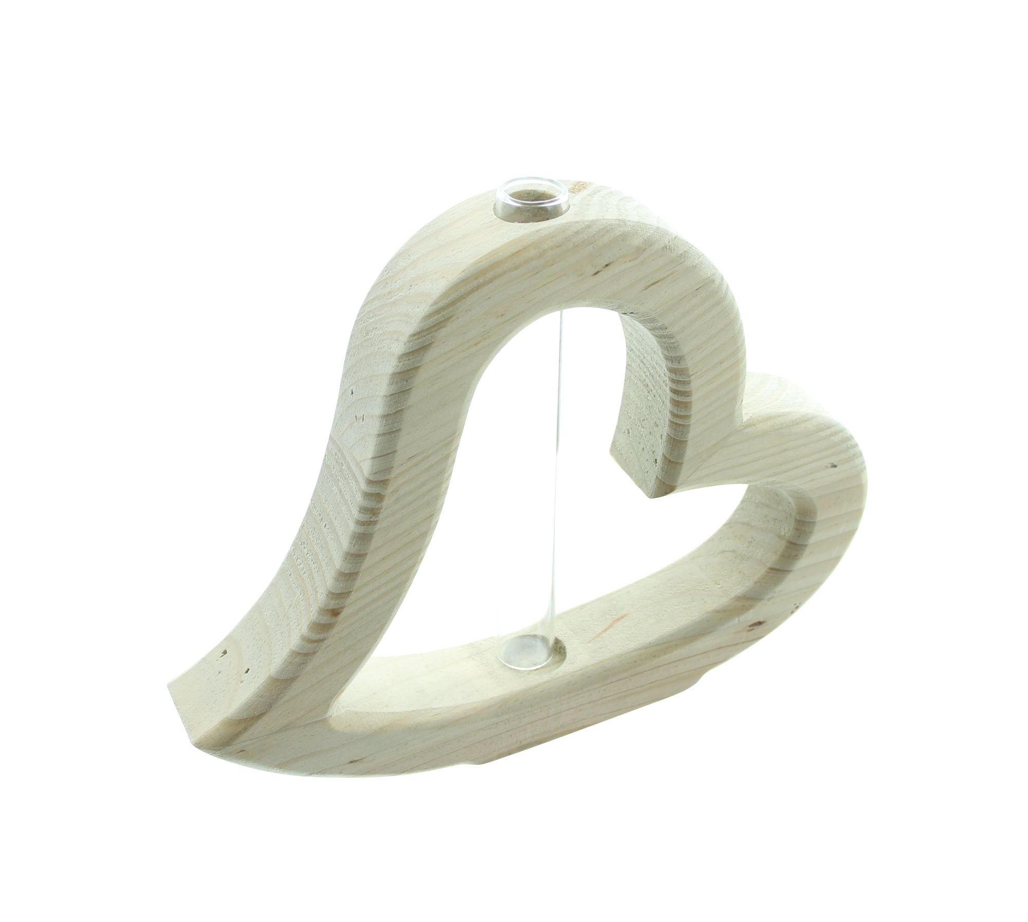 Acheter Cœur en bois "petit vase"  dans la boutique en ligne de Frank Flechtwaren pour Vases