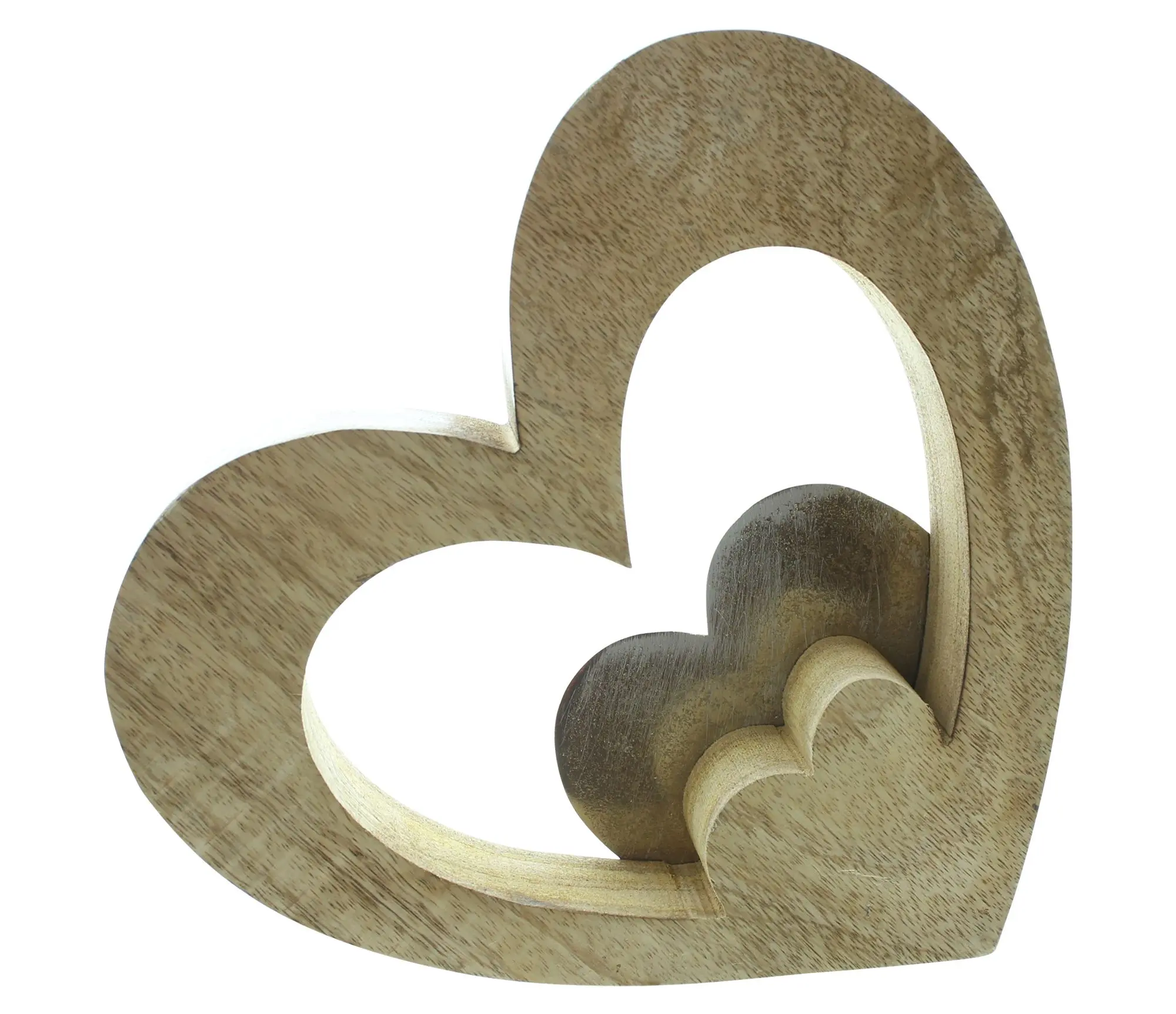Acheter Décoration en bois "cœur"  dans la boutique en ligne de Frank Flechtwaren pour Coup de coeur