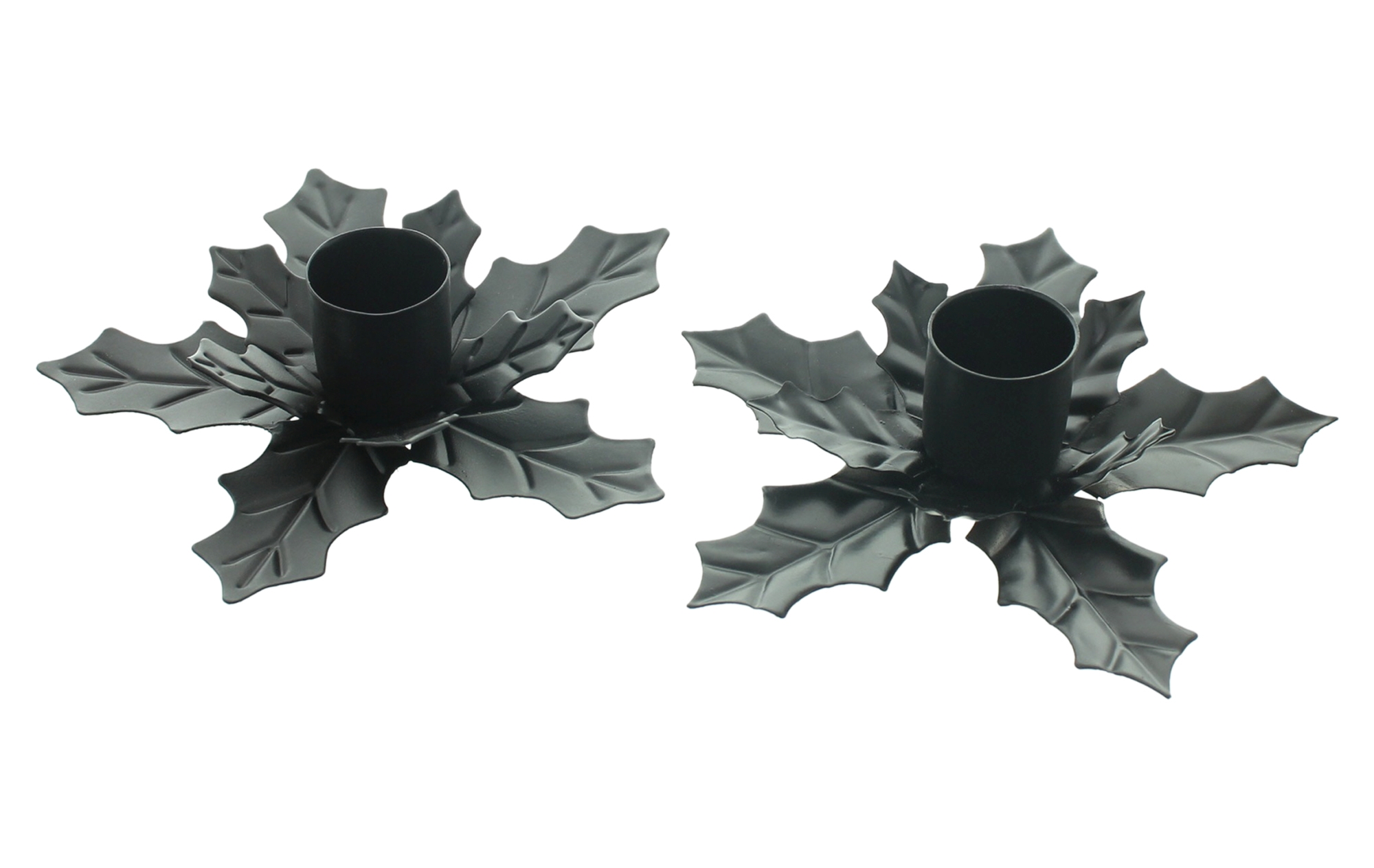 Acheter Lot de 2 bougeoirs bougie-tige "ilex"  dans la boutique en ligne de Frank Flechtwaren