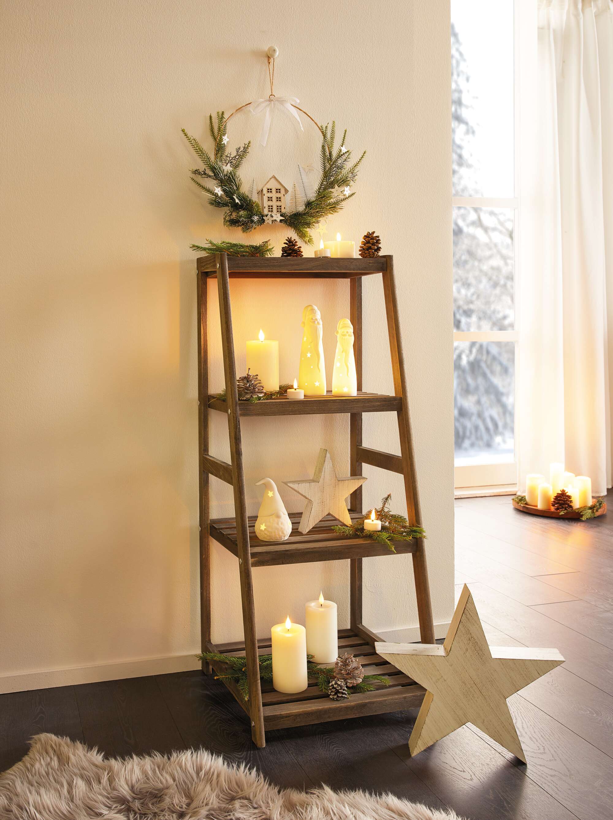 Acheter Anneau LED "hiver"  dans la boutique en ligne de Frank Flechtwaren pour Décorations à suspendre