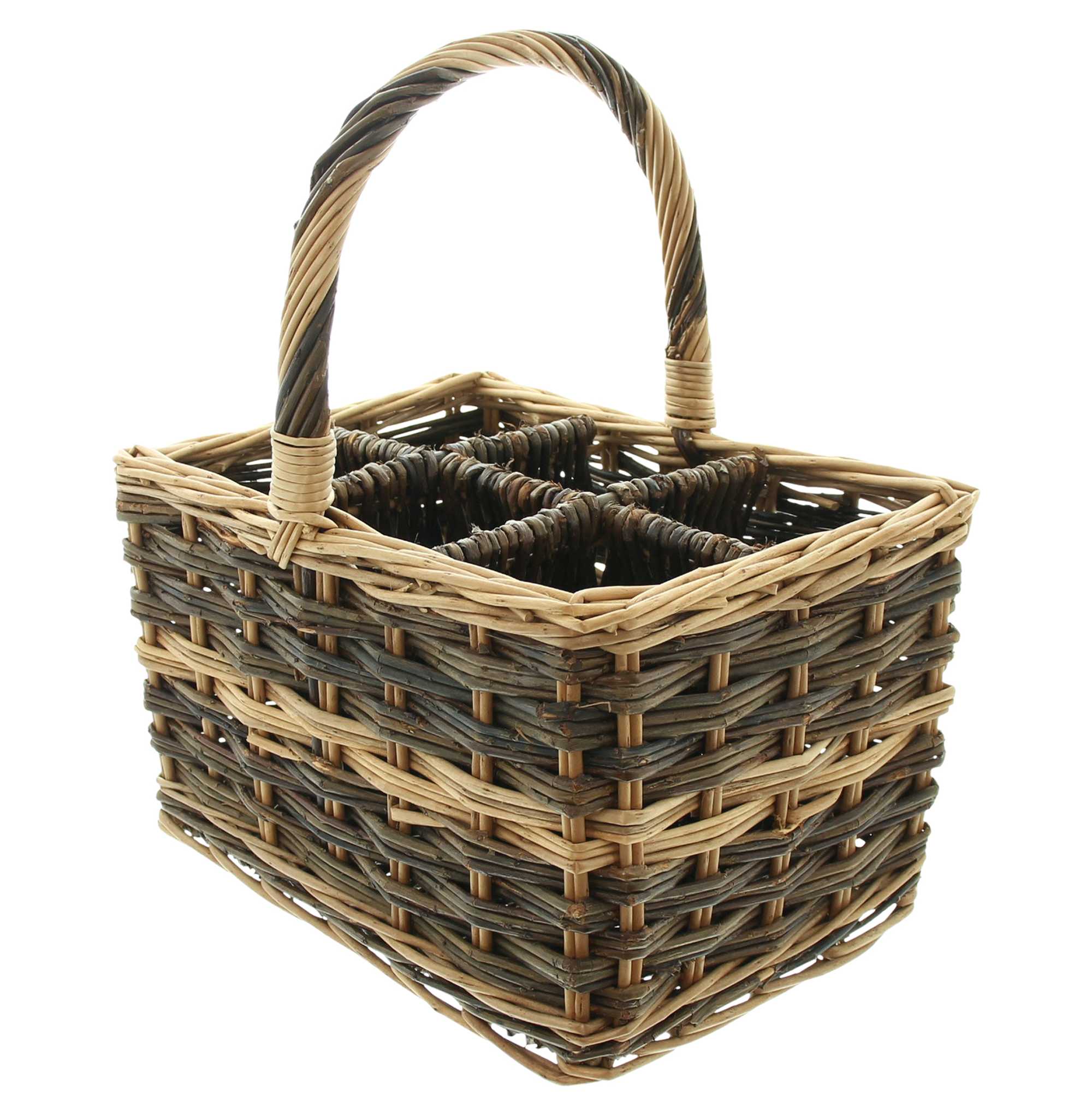 Acheter Panier à bouteilles "nature", pour 6 bouteilles  dans la boutique en ligne de Frank Flechtwaren pour Cuisine