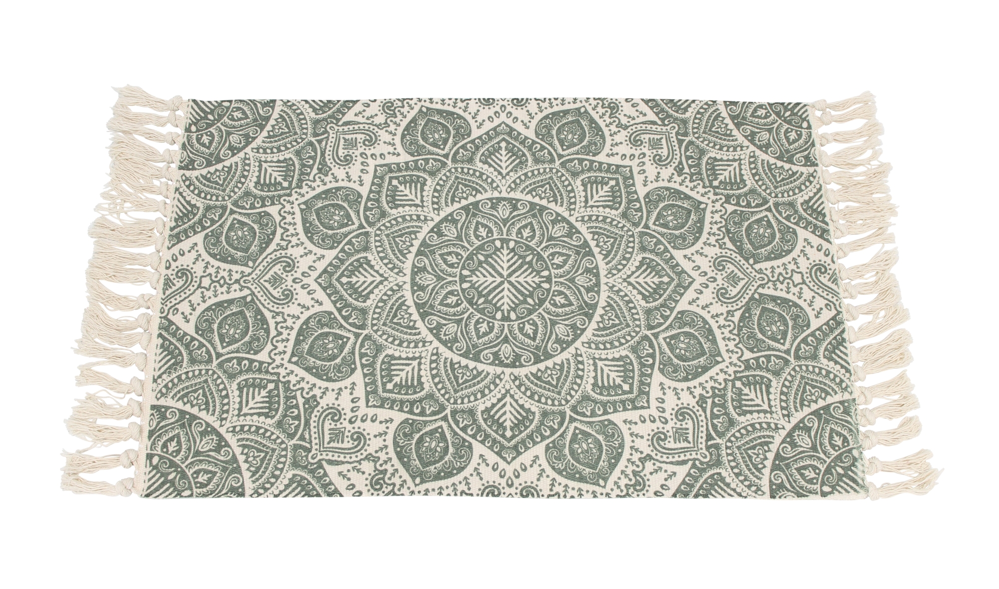 Acheter Tapis de sol "Mandala", vert  dans la boutique en ligne de Frank Flechtwaren pour Couloir