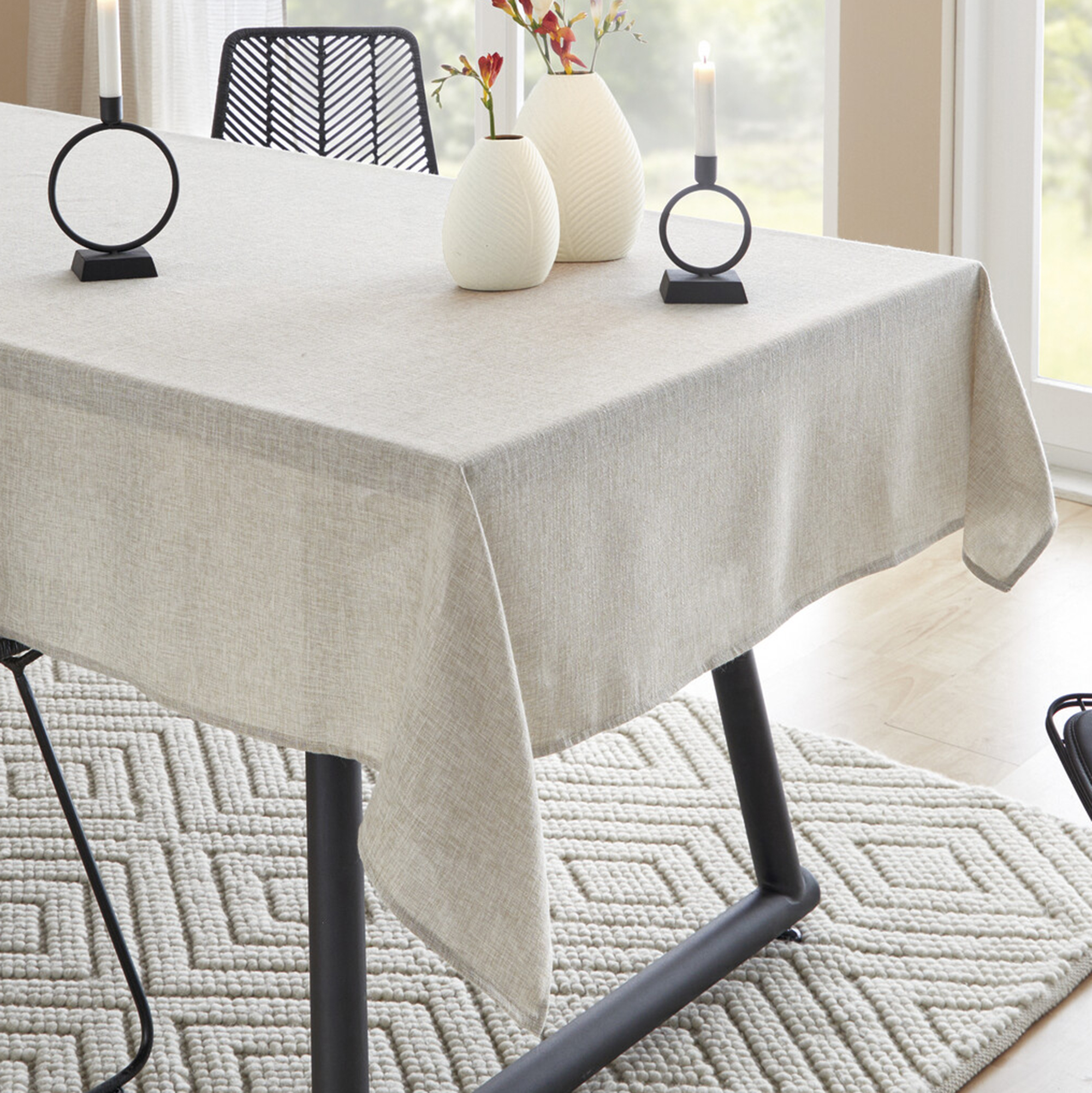 Acheter Nappe "look lin"  dans la boutique en ligne de Frank Flechtwaren