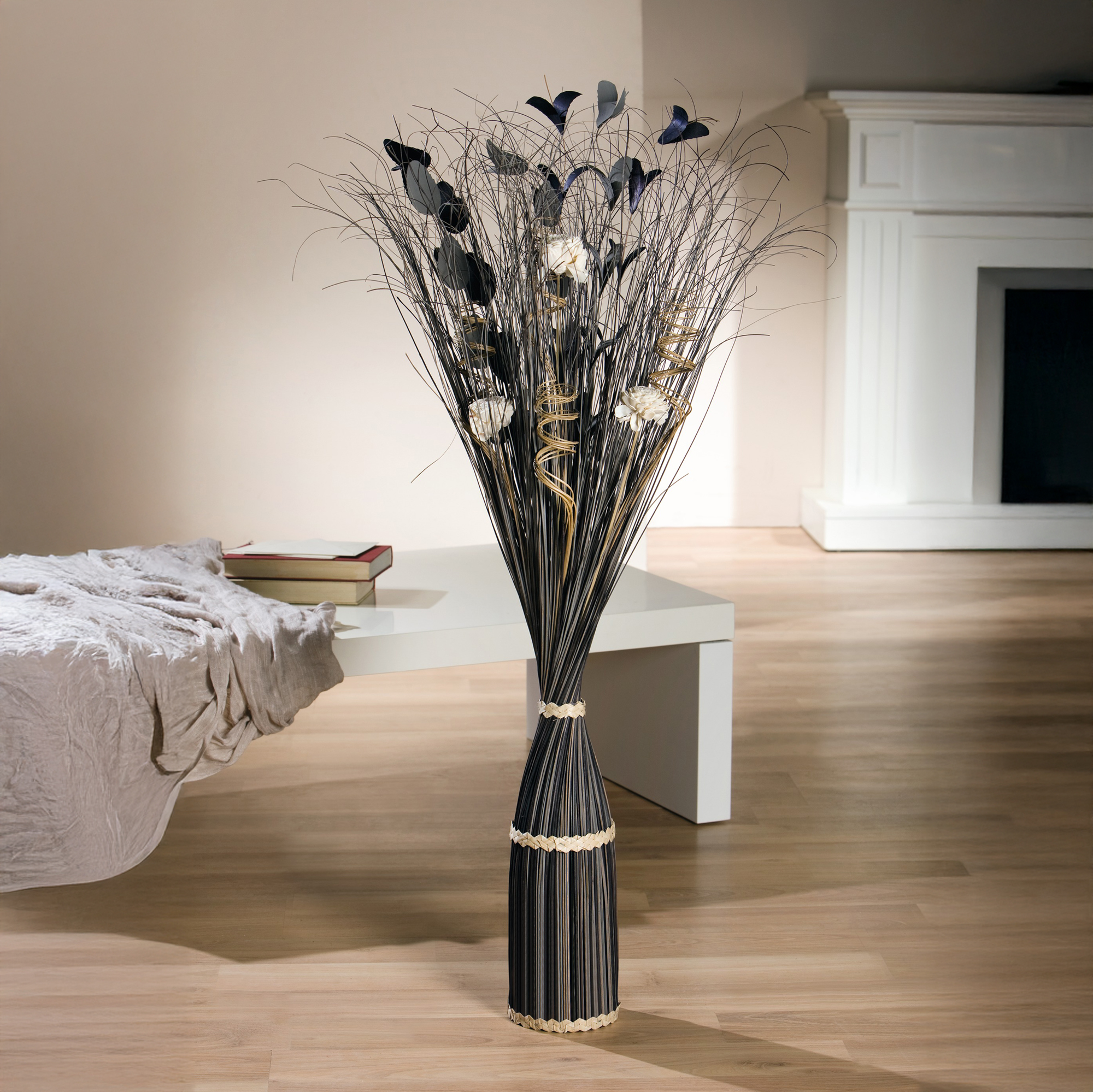 Acheter Fagot de décoration "anthracite"  dans la boutique en ligne de Frank Flechtwaren
