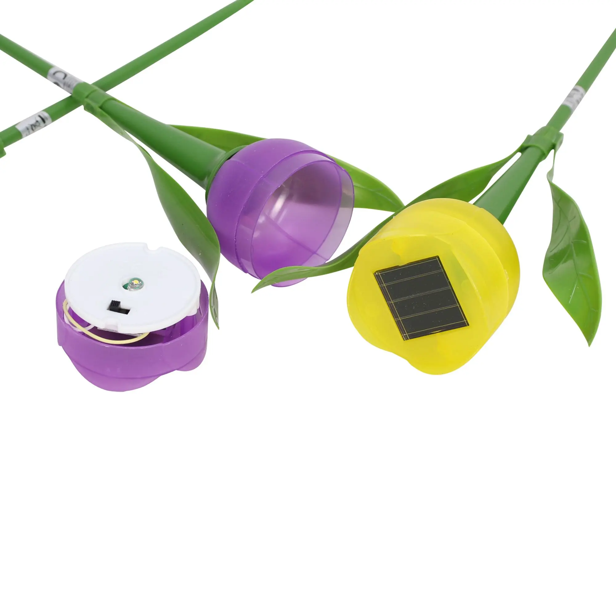 Acheter Lot de déco solaires "tulipe"  dans la boutique en ligne de Frank Flechtwaren pour Éclairage solaire