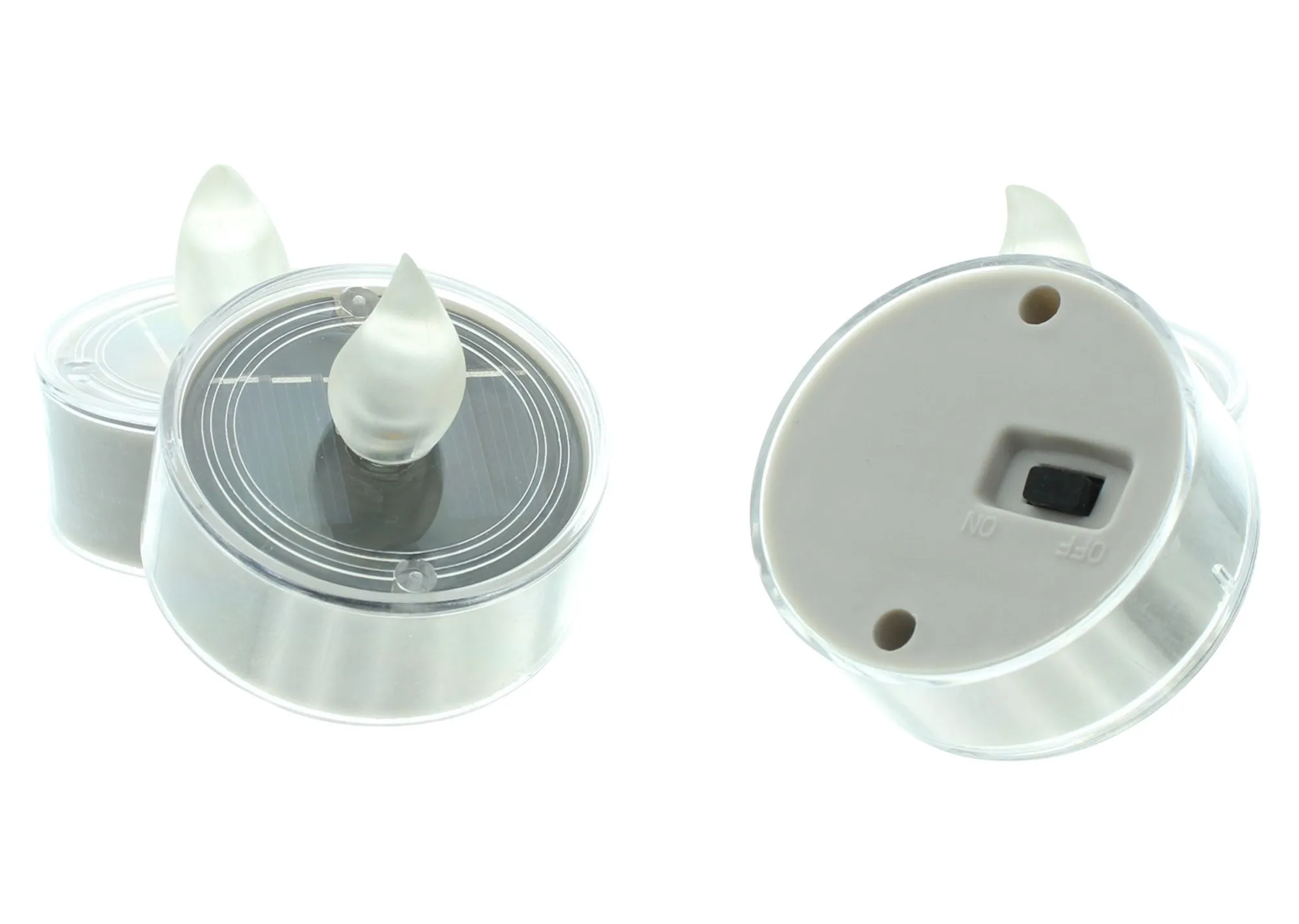 Acheter Lot de 4 Bougies chauffe-plat LED "Solaires"  dans la boutique en ligne de Frank Flechtwaren pour Éclairage solaire