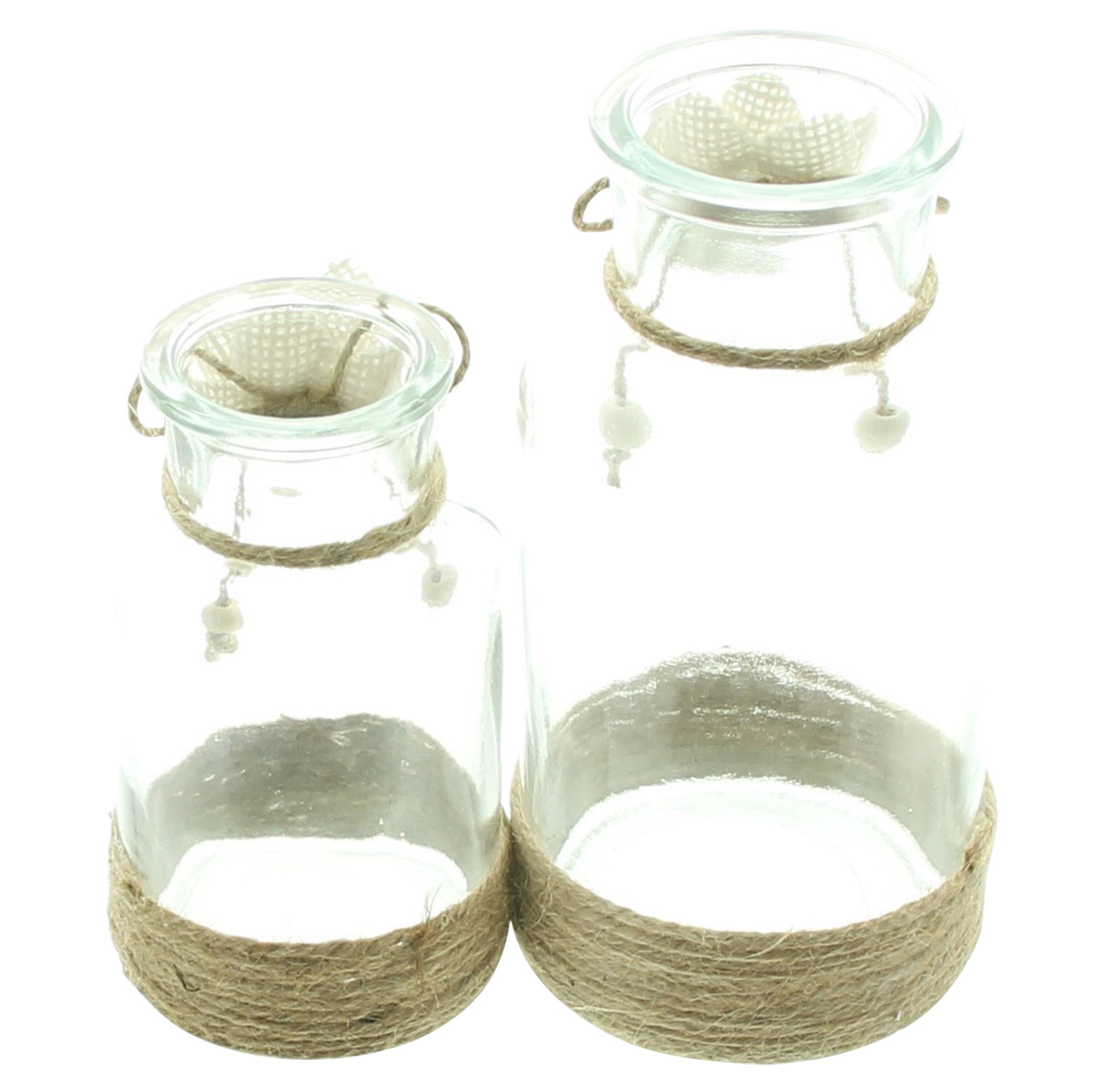 Acheter Lot de 2 vases décoratifs "fleur"  dans la boutique en ligne de Frank Flechtwaren pour Vases