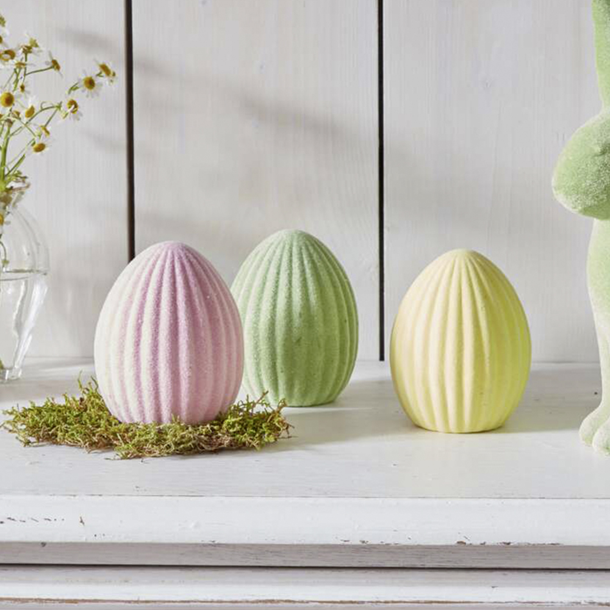 Acheter Lot de 3 oeufs décoratifs "colorés"  dans la boutique en ligne de Frank Flechtwaren