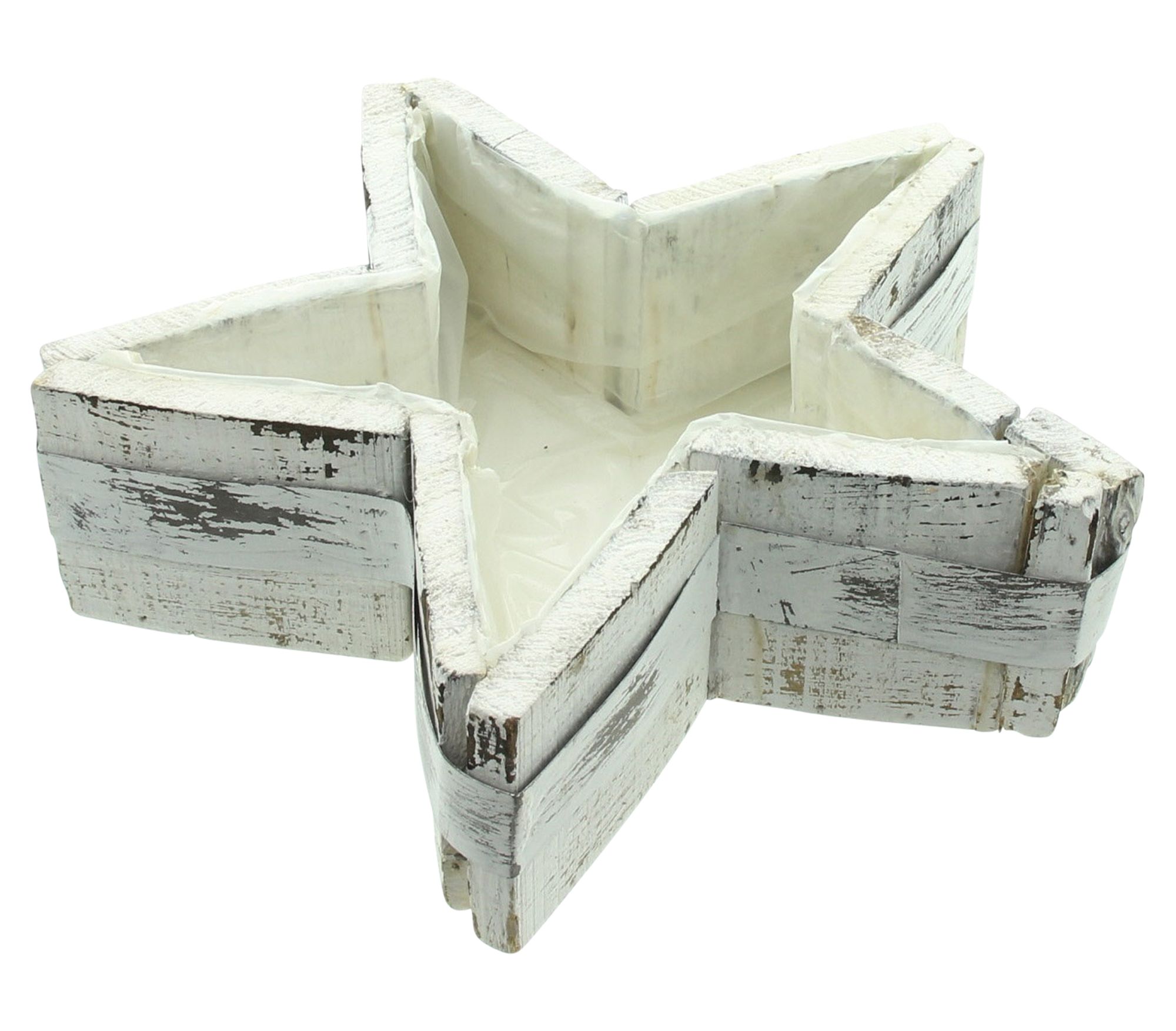 Acheter Jardinière "étoile blanche"  dans la boutique en ligne de Frank Flechtwaren pour Étoiles