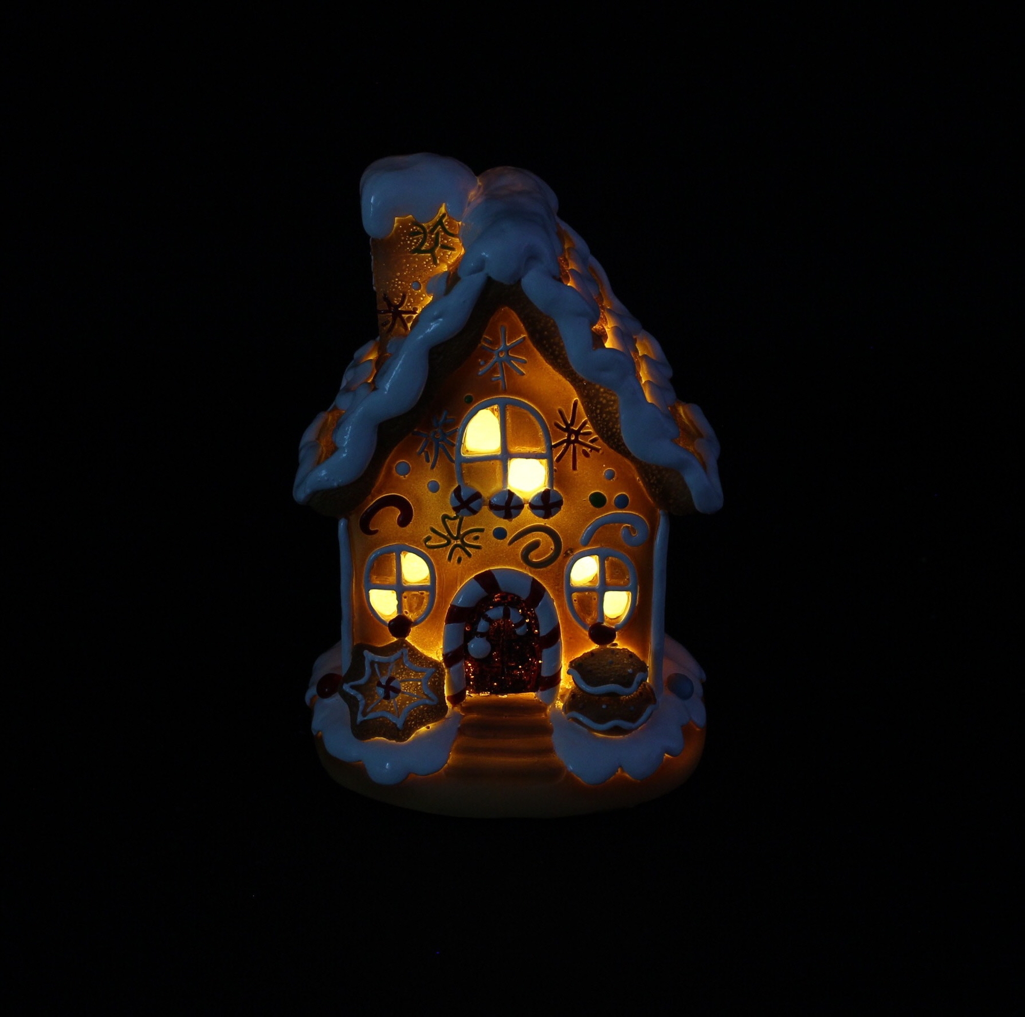 Acheter Maison pain d'épices LED "Sweet"  dans la boutique en ligne de Frank Flechtwaren pour Figurines