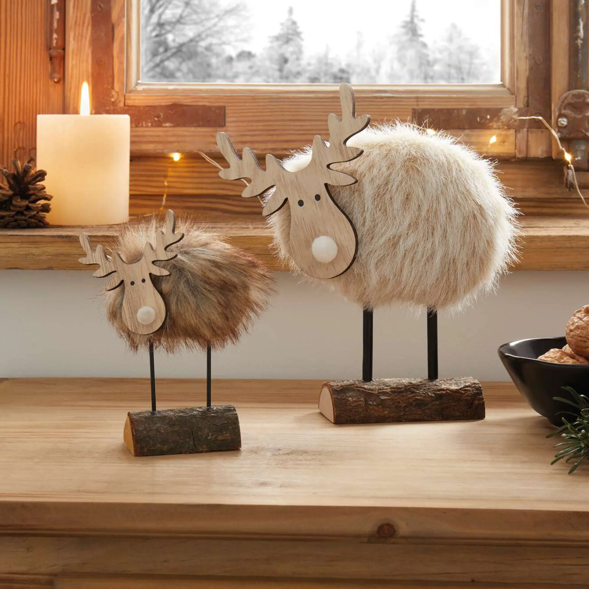 Acheter Lot de 2 figurines "Elan"  dans la boutique en ligne de Frank Flechtwaren
