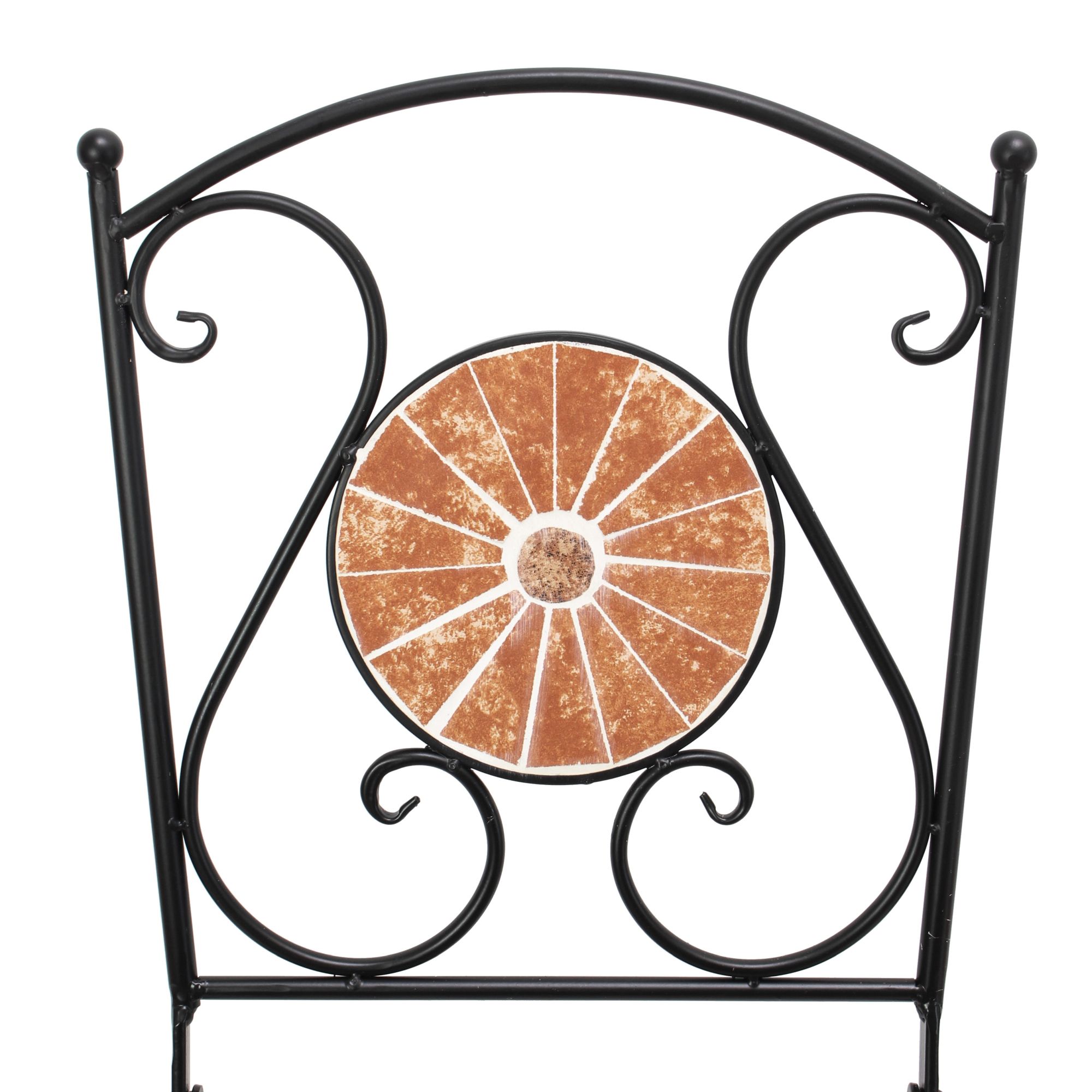Acheter Chaise pliante en métal "mosaïque"  dans la boutique en ligne de Frank Flechtwaren pour Fauteuils &amp; chaises