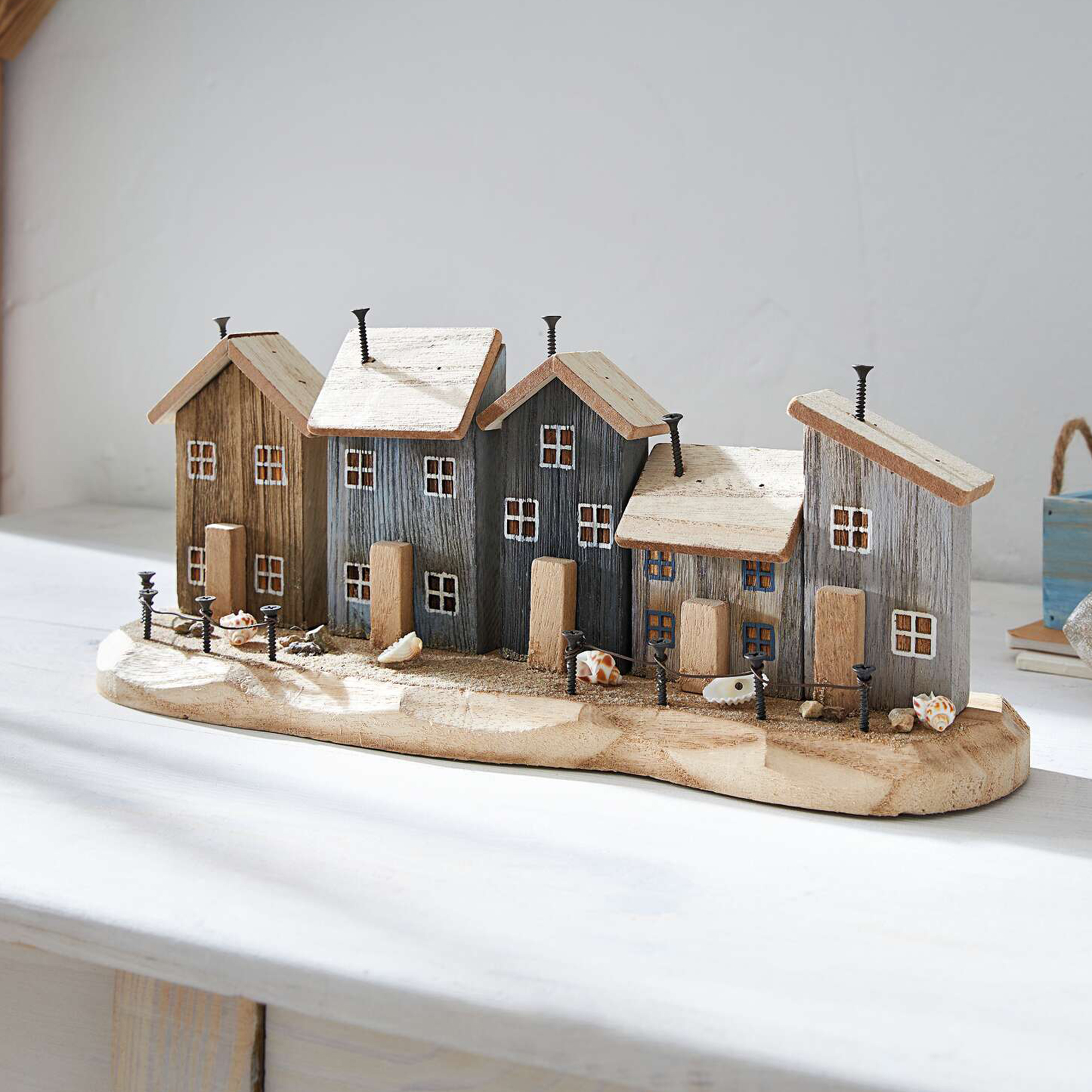 Acheter Maisons décoratives "promenade au bord de mer"  dans la boutique en ligne de Frank Flechtwaren