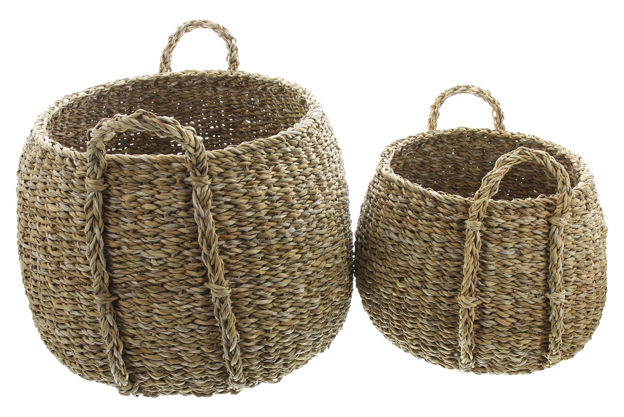 Acheter Lot de 2 corbeilles de rangement "zostère" dans la boutique en ligne de Frank Flechtwaren pour Paniers de remplissage & universels Acheter Lot de 2 corbeilles de rangement "zostère" dans la boutique en ligne de Frank Flechtwaren pour Paniers de remplissage & universels