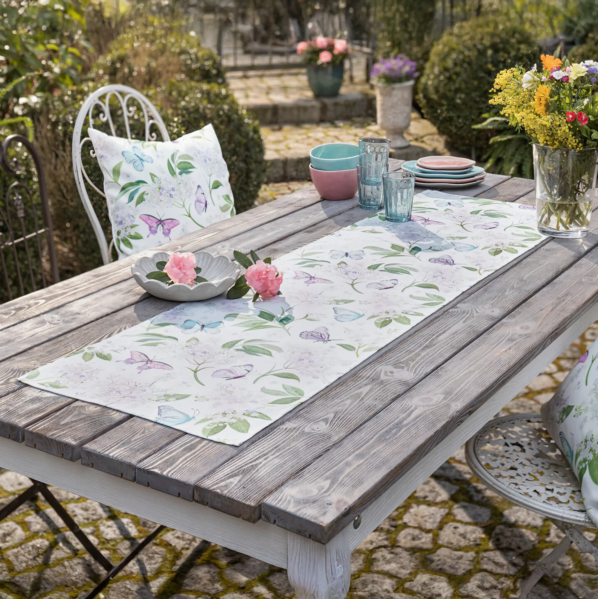 Acheter Chemin de table "papillon"  dans la boutique en ligne de Frank Flechtwaren pour Chemins de table