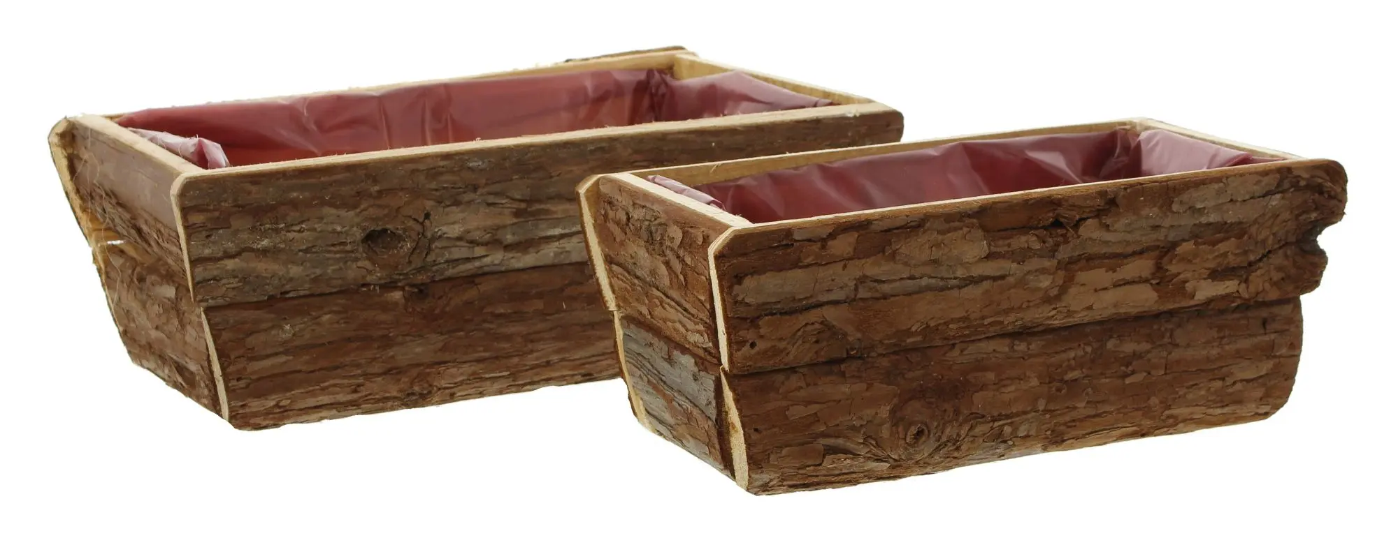Acheter Lot de 2 bacs à plantes "écorce" dans la boutique en ligne de Frank Flechtwaren pour Pots de fleurs Acheter Lot de 2 bacs à plantes "écorce" dans la boutique en ligne de Frank Flechtwaren pour Pots de fleurs